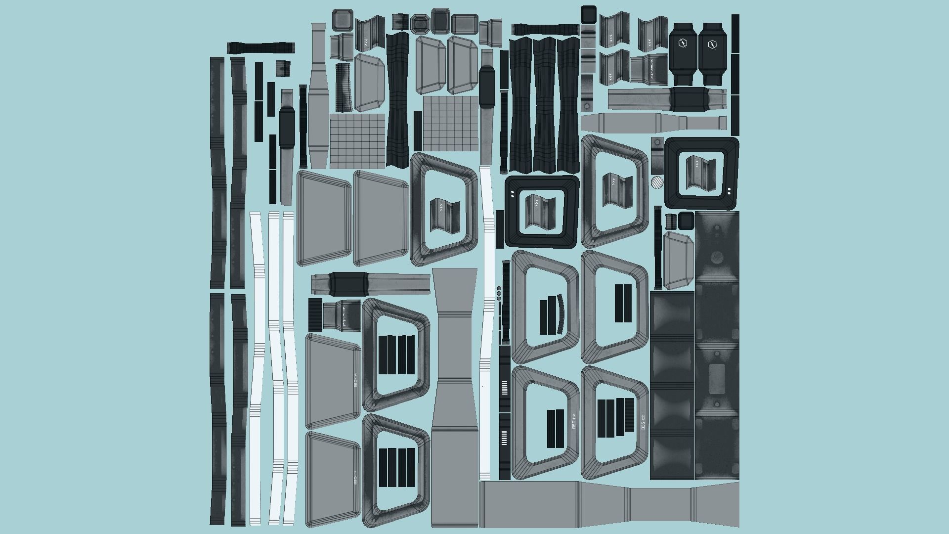 10 SciFi War Hammers A Collection - Sci Fi Weapon Design _64