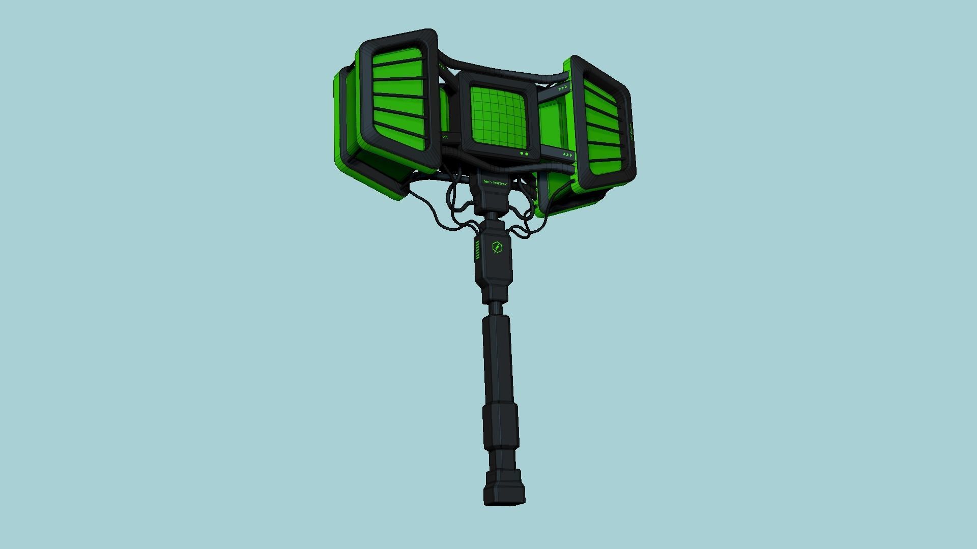 10 SciFi War Hammers A Collection - Sci Fi Weapon Design _68