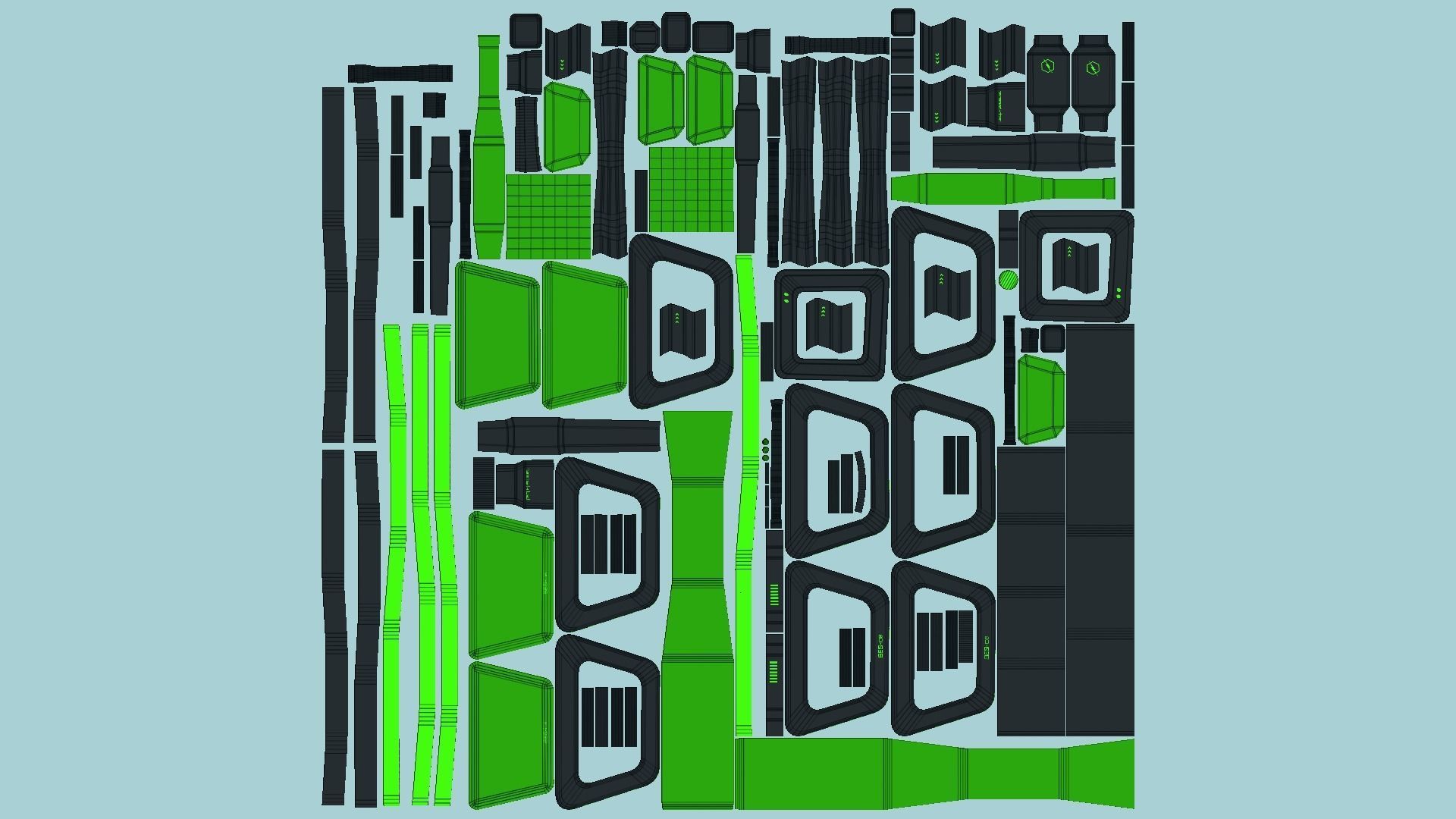 10 SciFi War Hammers A Collection - Sci Fi Weapon Design _71