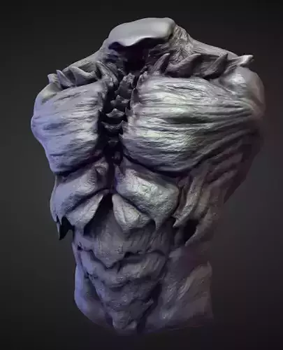 TORSO32 high poly sculpt 3D model