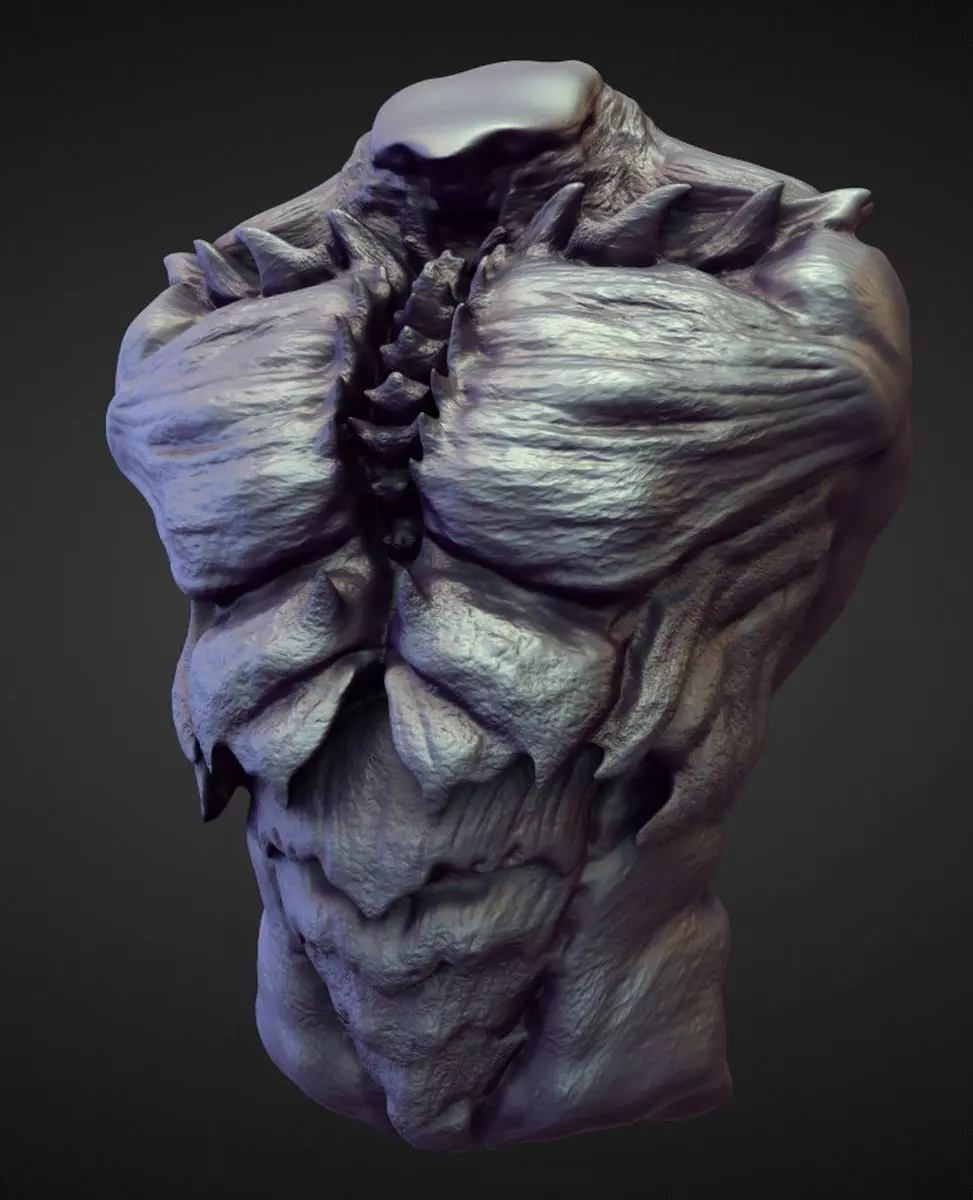 TORSO32 high poly sculpt 3D model_0