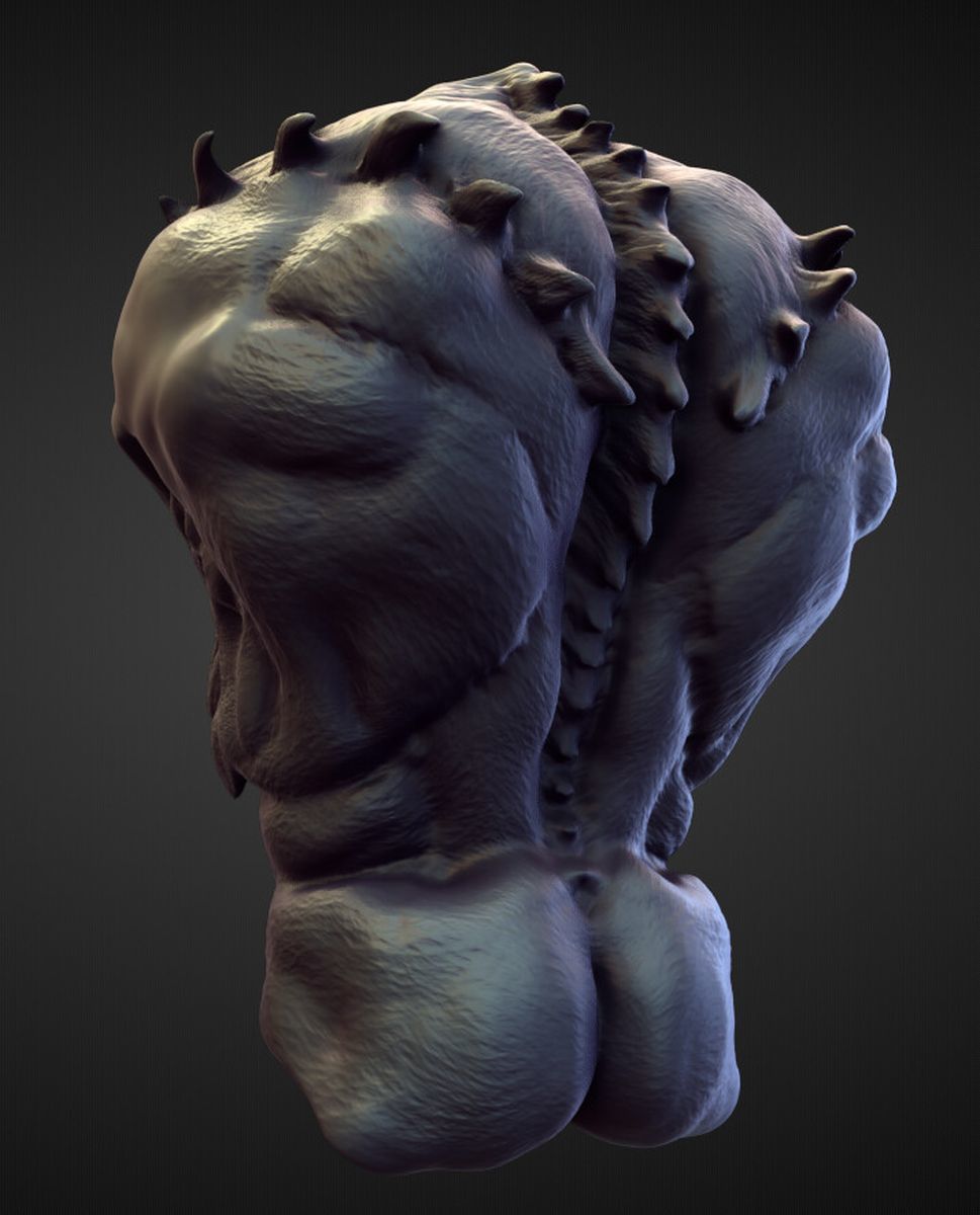 TORSO32 high poly sculpt 3D model_2