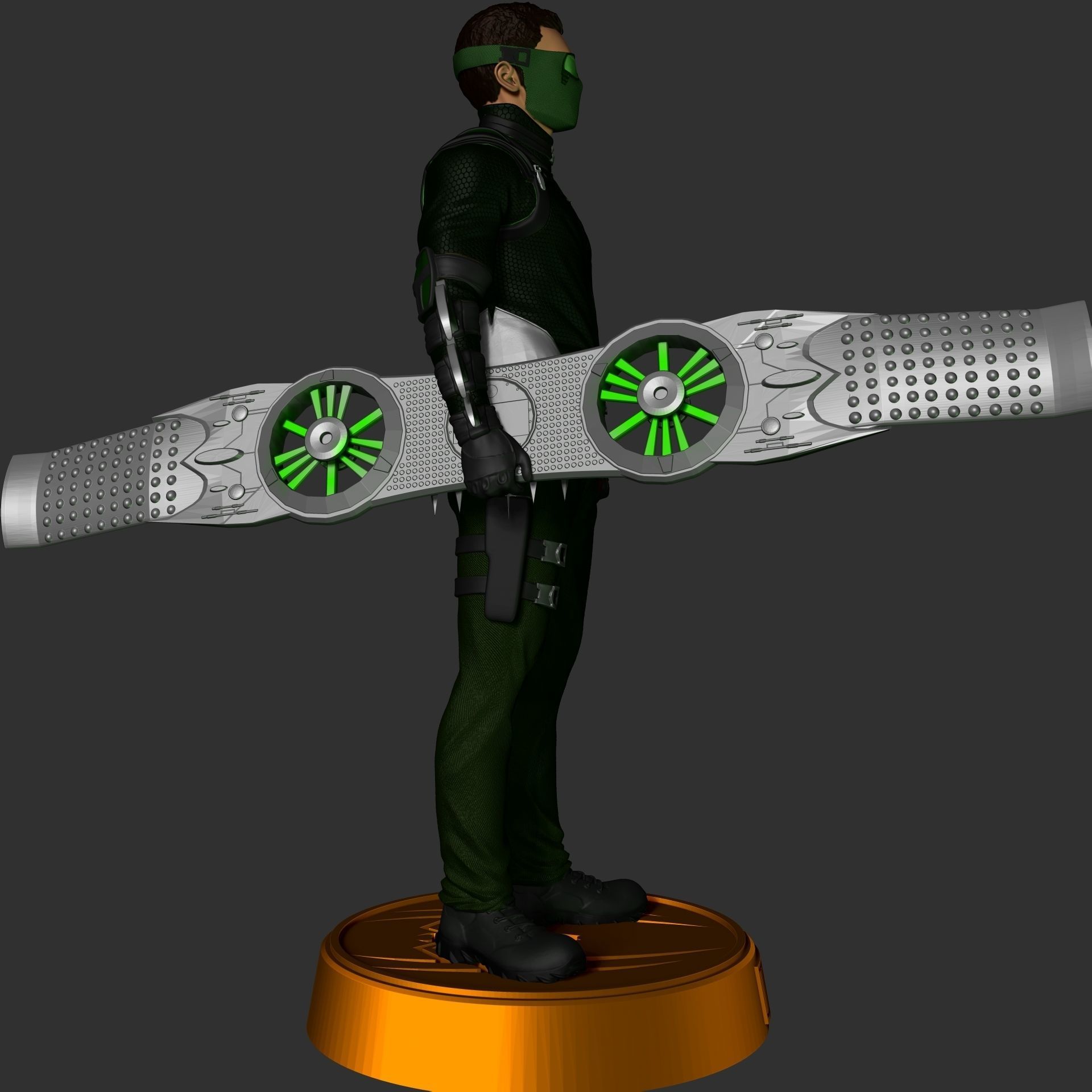 Green Goblin Jr - Spider-man 3 2007 3D print model_4