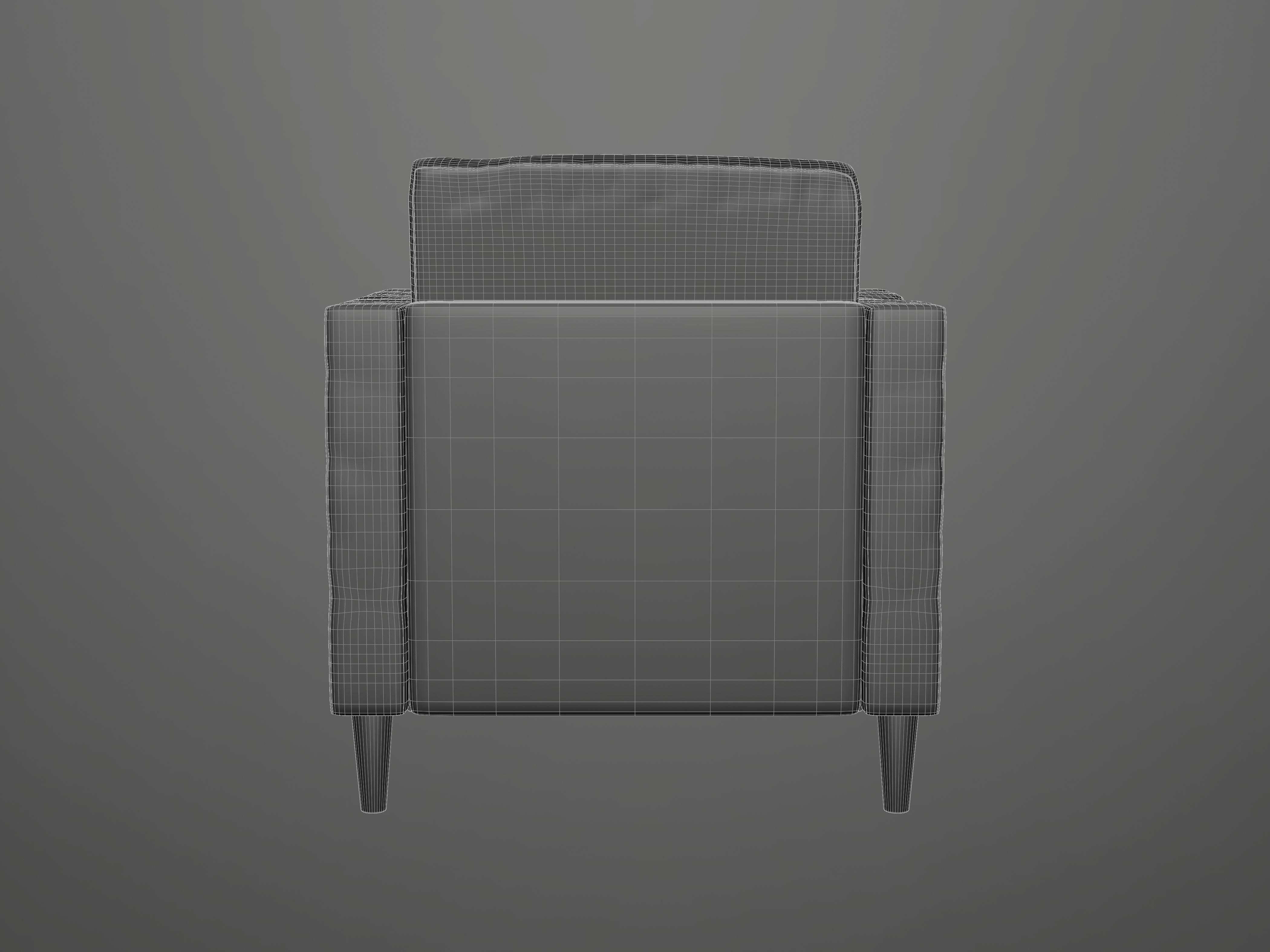 Armchair 3D model_7