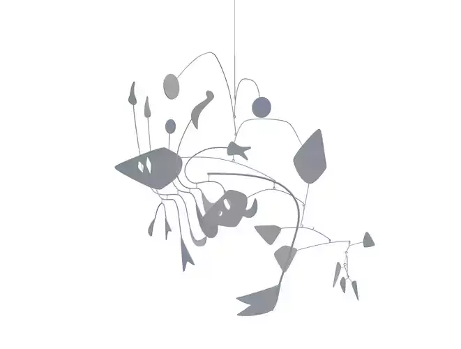 Alexander Calder Sculpture Replica 01 3D model