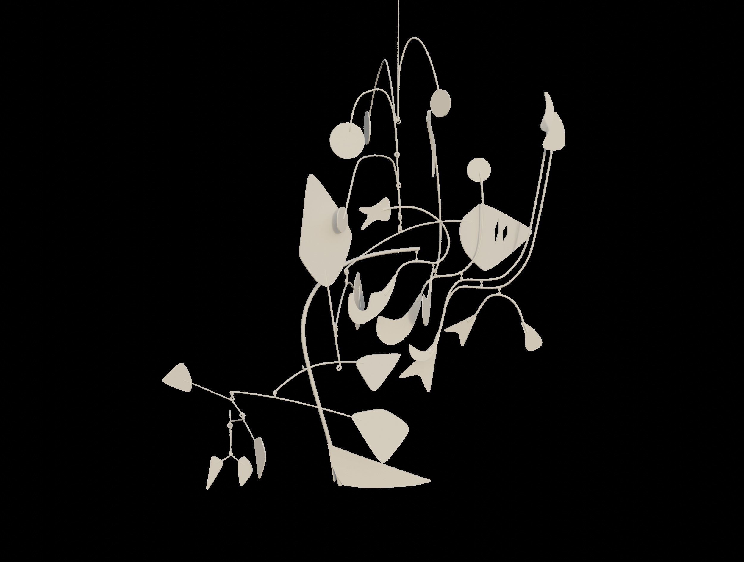 Alexander Calder Sculpture Replica 01 3D model_1