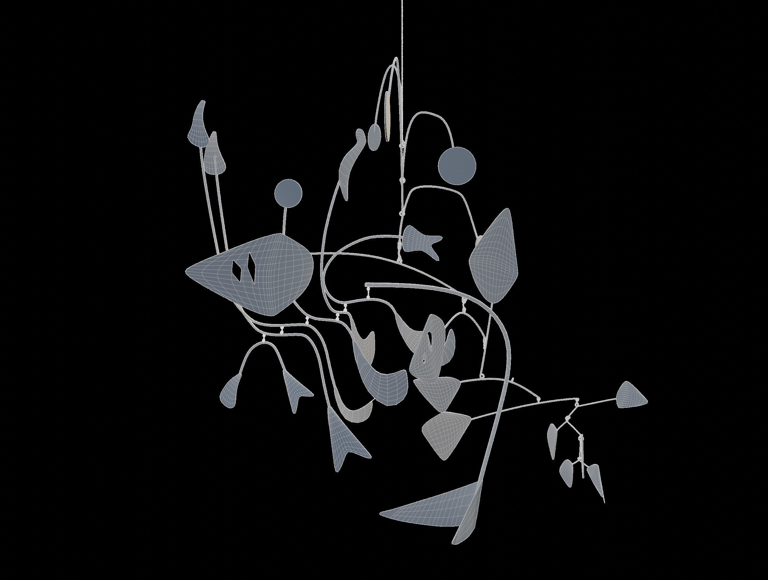Alexander Calder Sculpture Replica 01 3D model_4