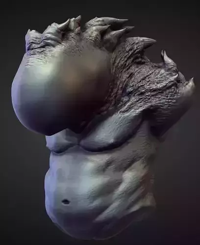 TORSO37 high poly sculpt 3D model