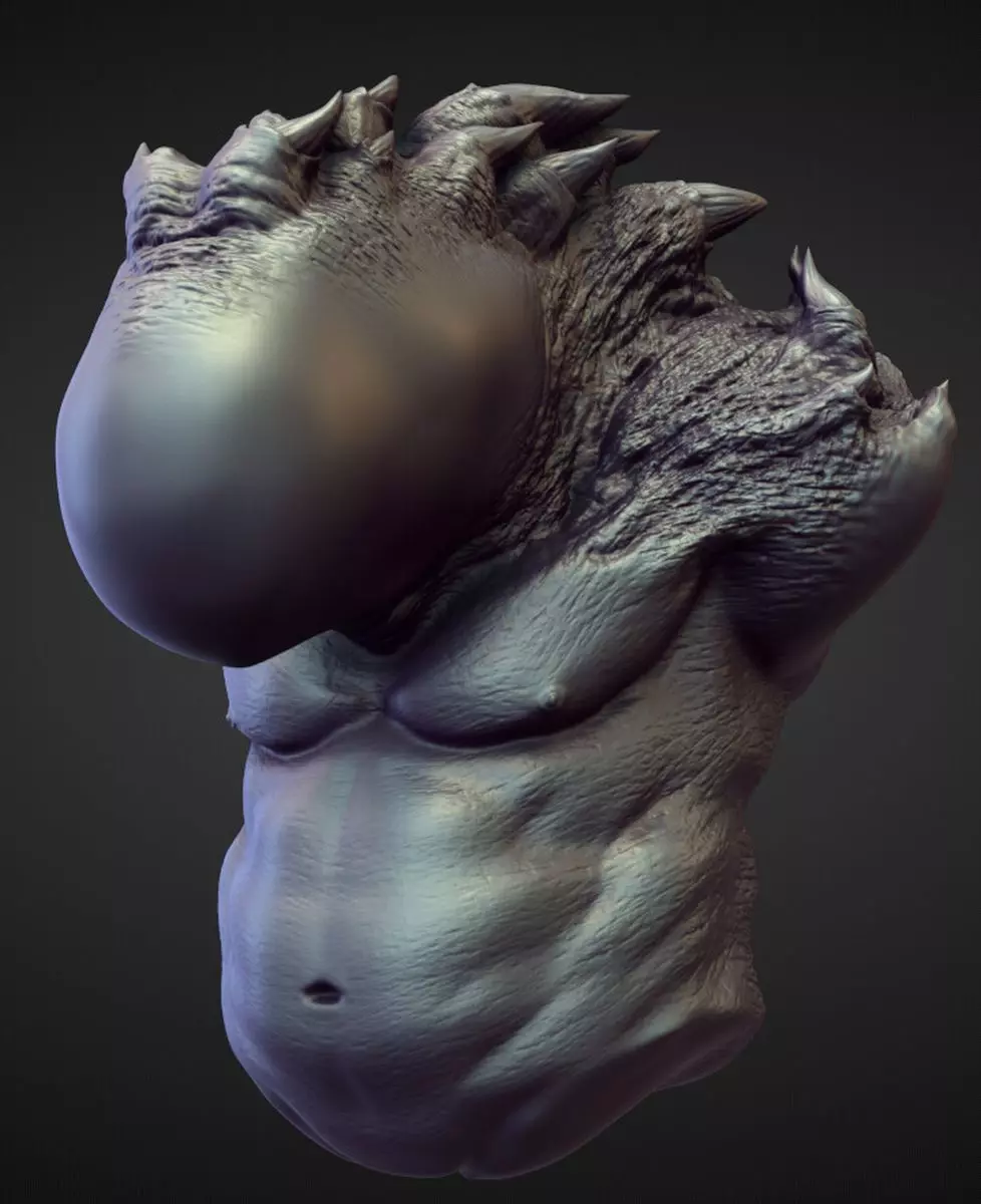 TORSO37 high poly sculpt 3D model_0