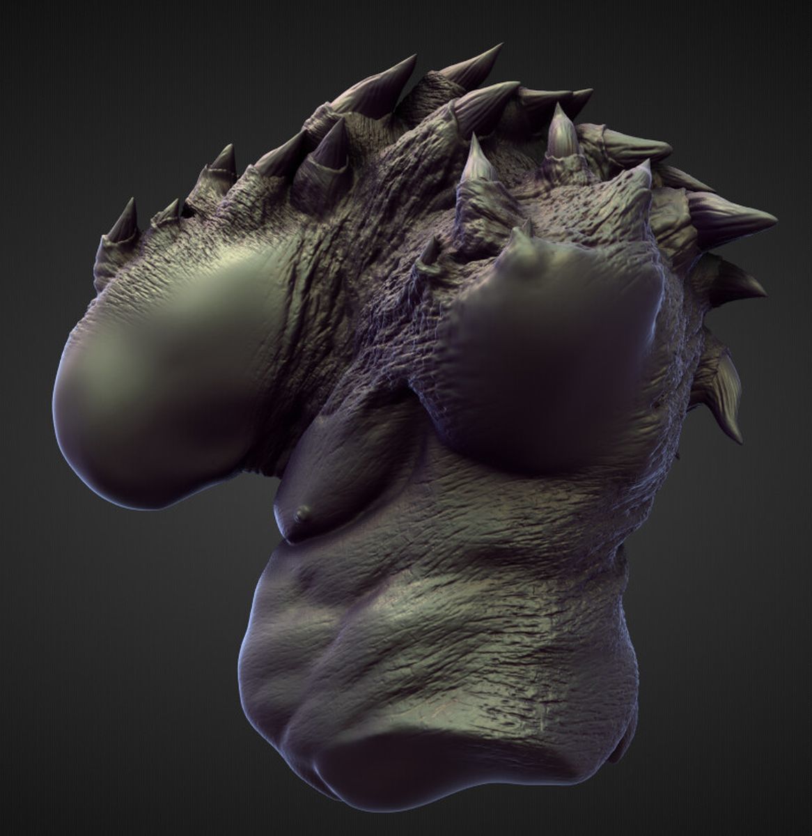 TORSO37 high poly sculpt 3D model_1