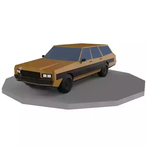 Classic Car LowPoly