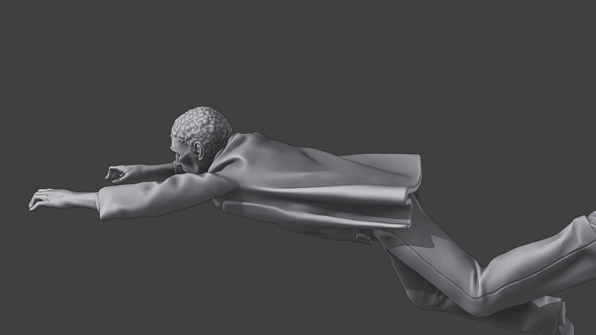 Casual Zombie CZ3 0002 3D print model_26