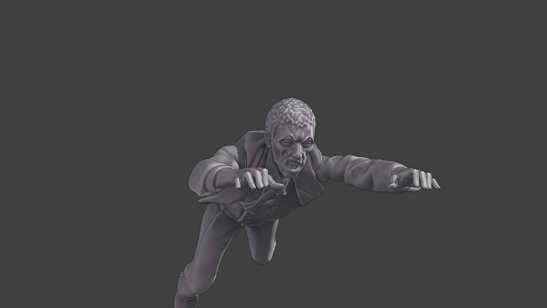 Casual Zombie CZ3 0002 3D print model_28