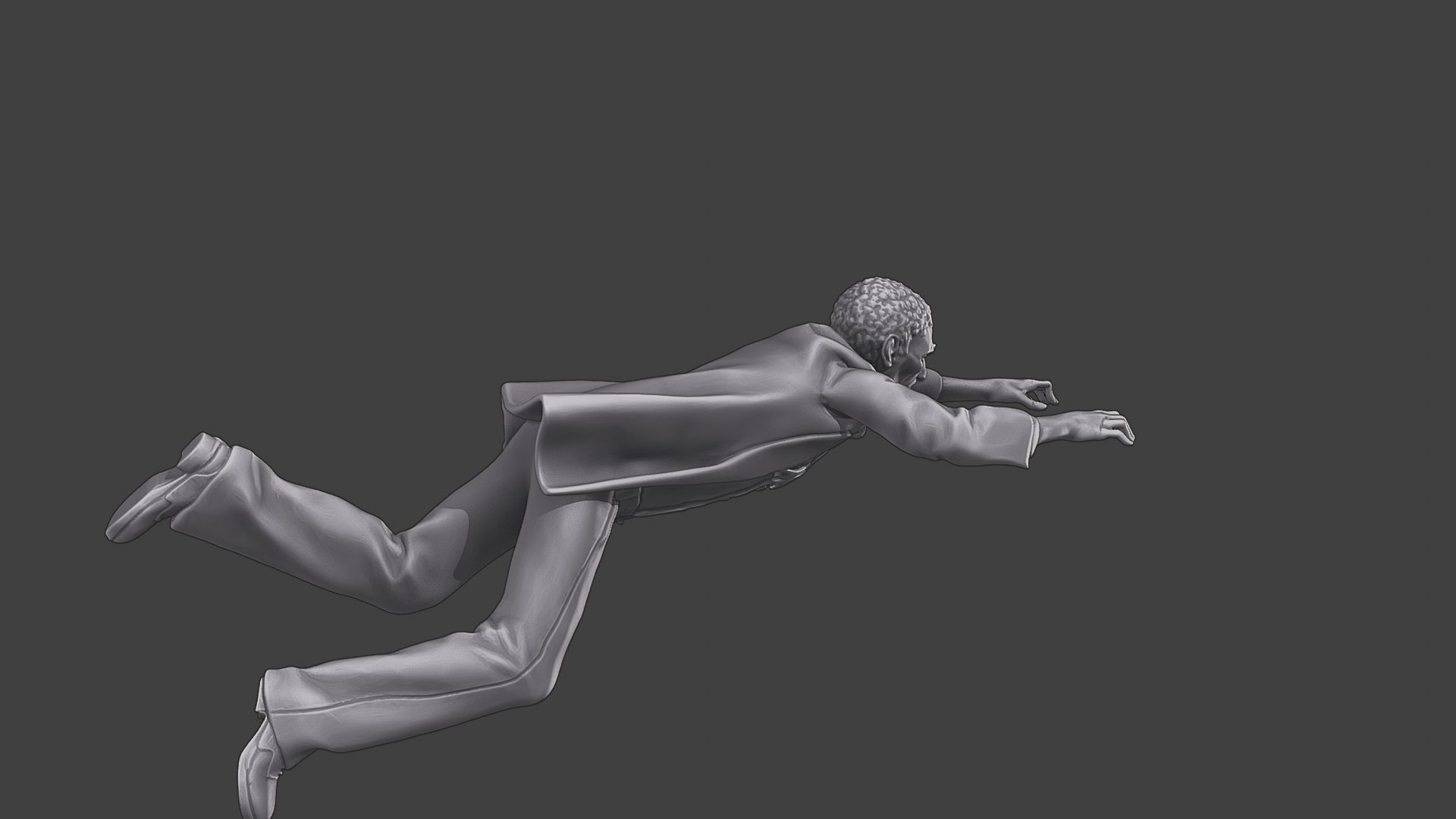 Casual Zombie CZ3 0002 3D print model_8