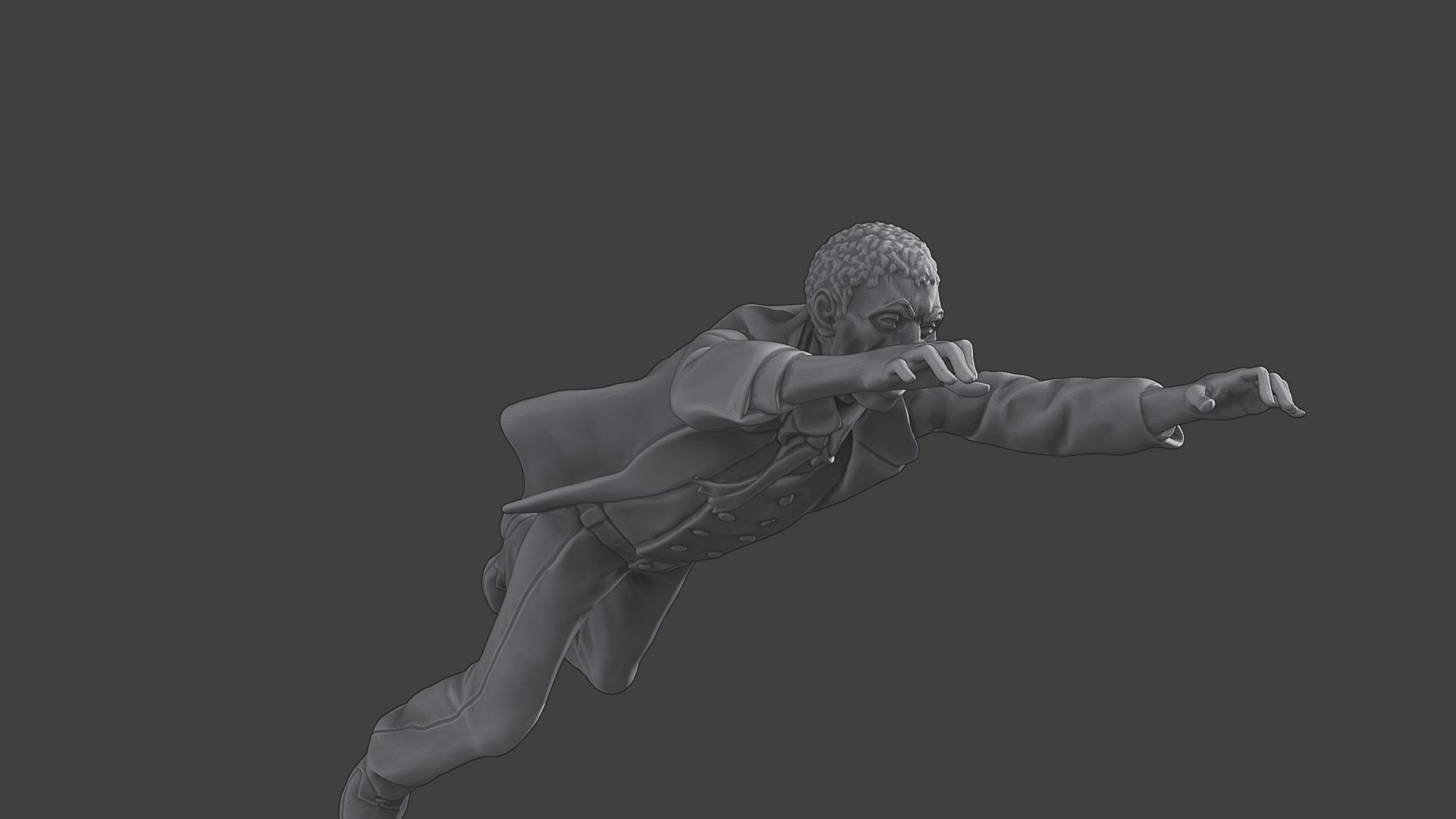 Casual Zombie CZ3 0002 3D print model_13