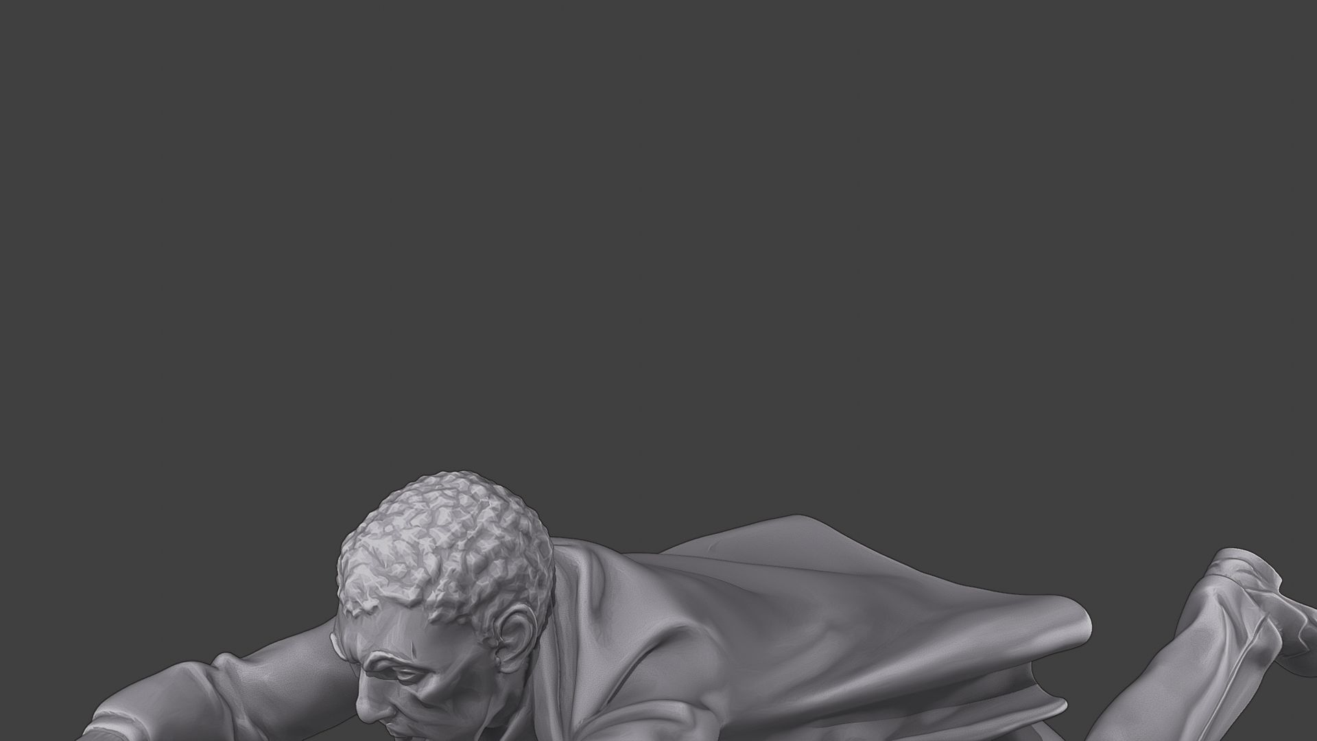 Casual Zombie CZ3 0002 3D print model_18