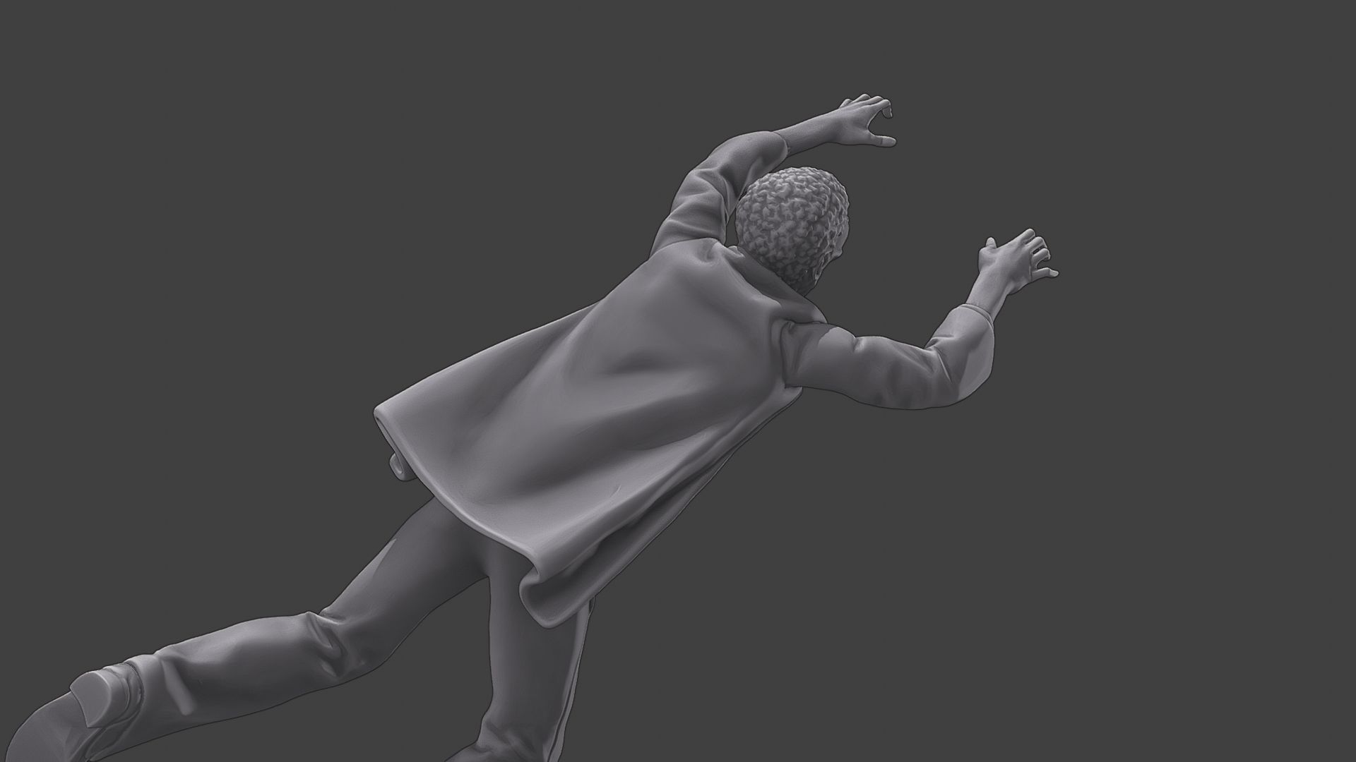 Casual Zombie CZ3 0002 3D print model_22