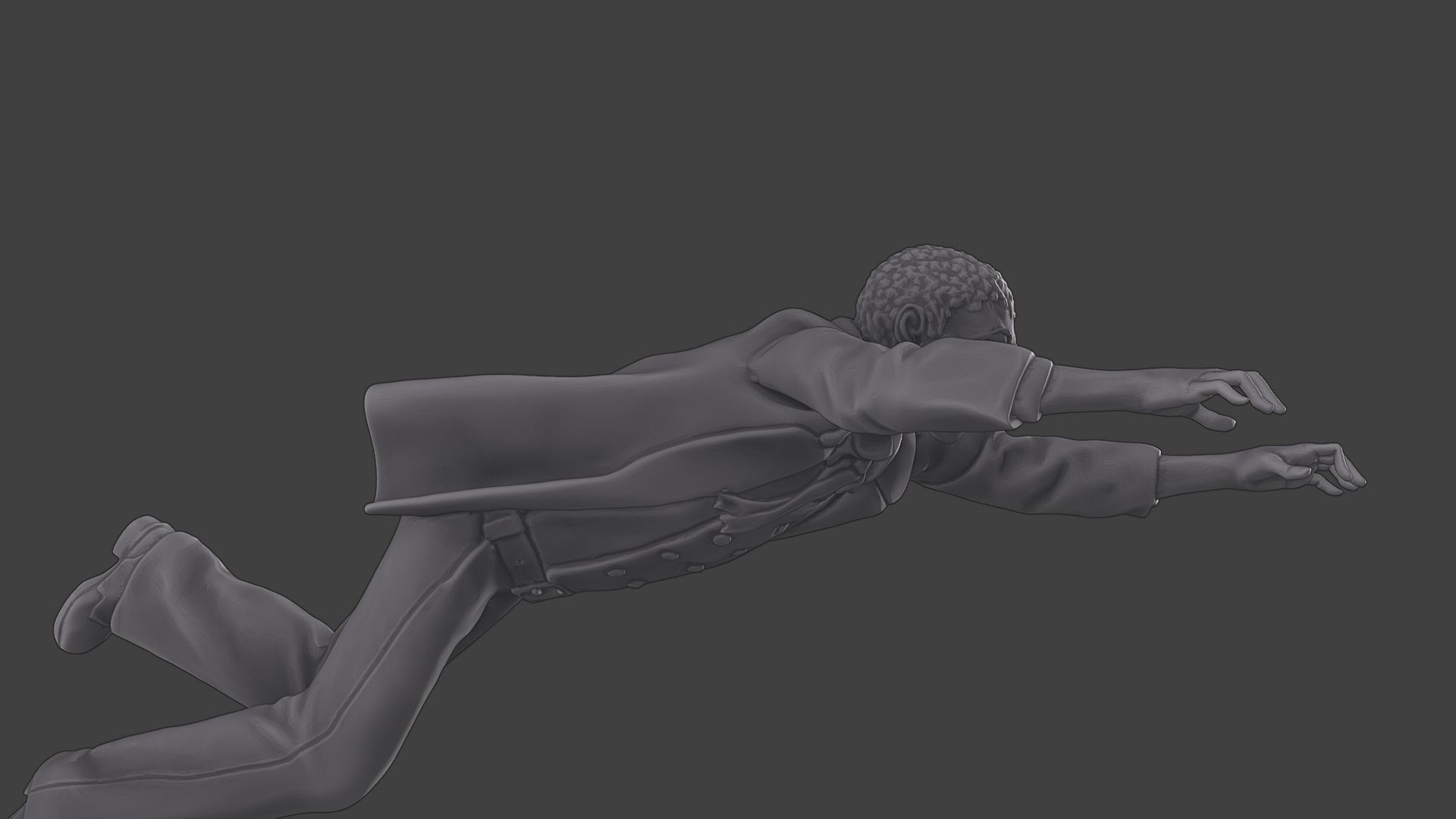 Casual Zombie CZ3 0002 3D print model_29