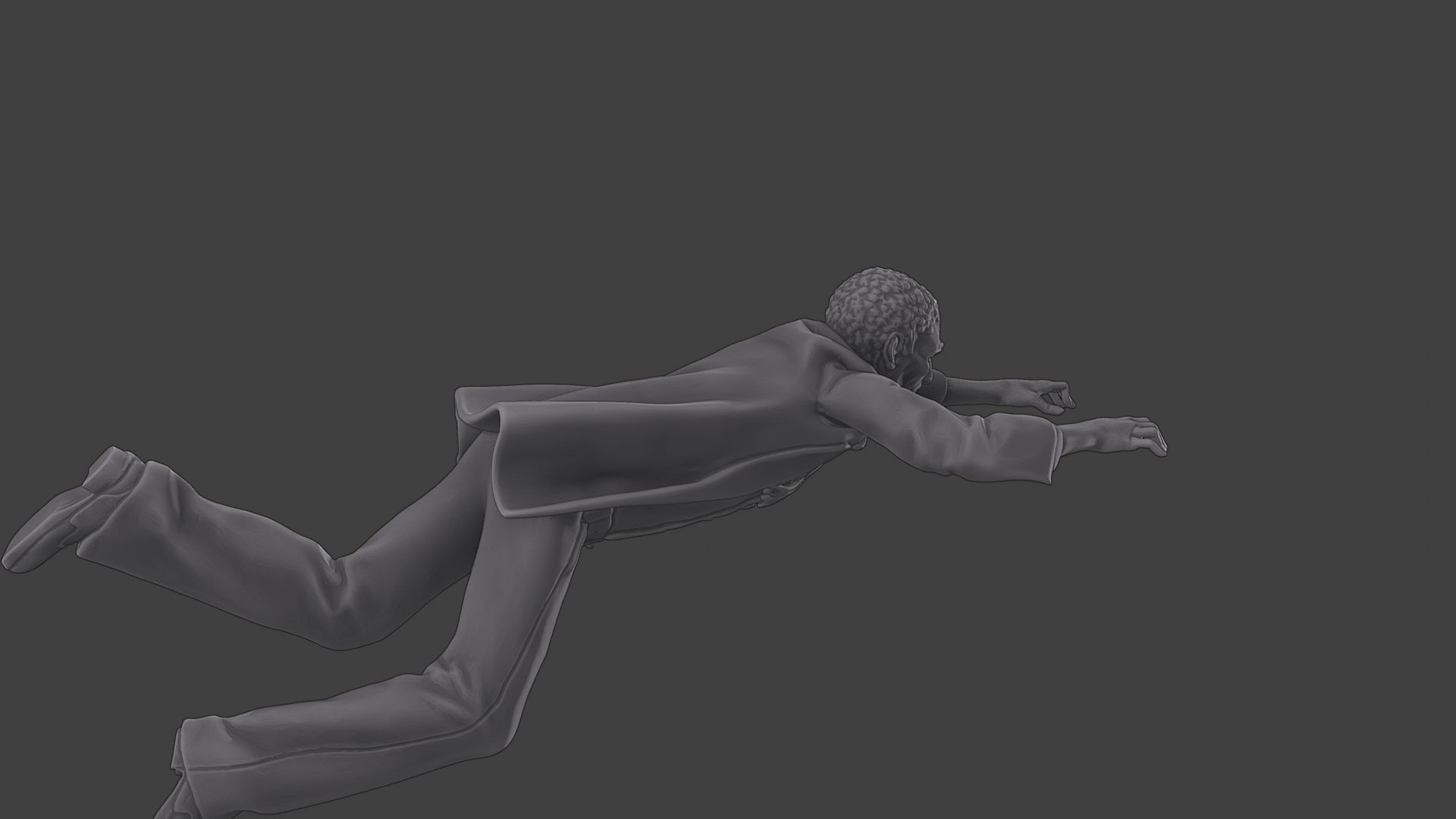 Casual Zombie CZ3 0002 3D print model_31