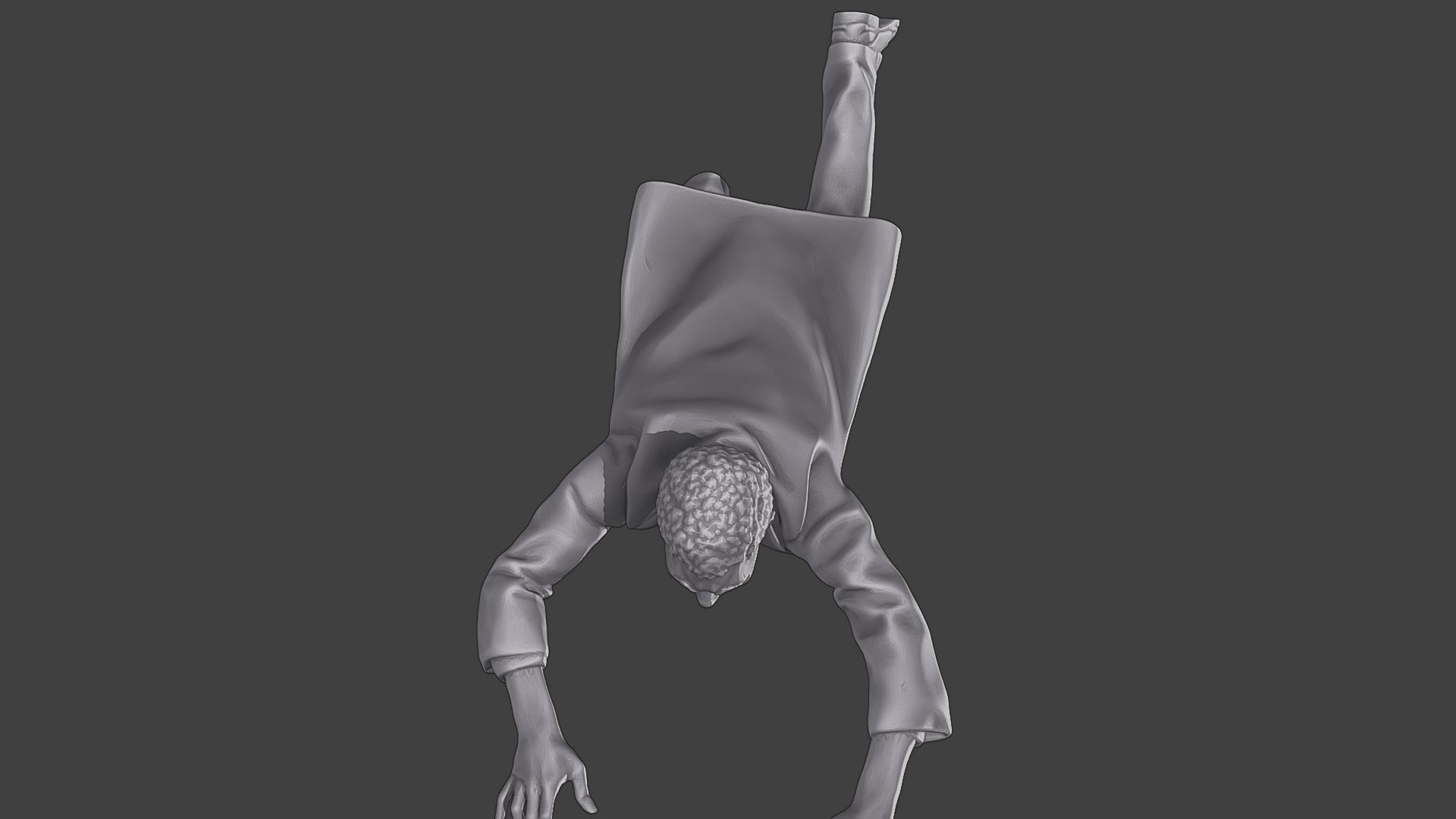 Casual Zombie CZ3 0002 3D print model_14