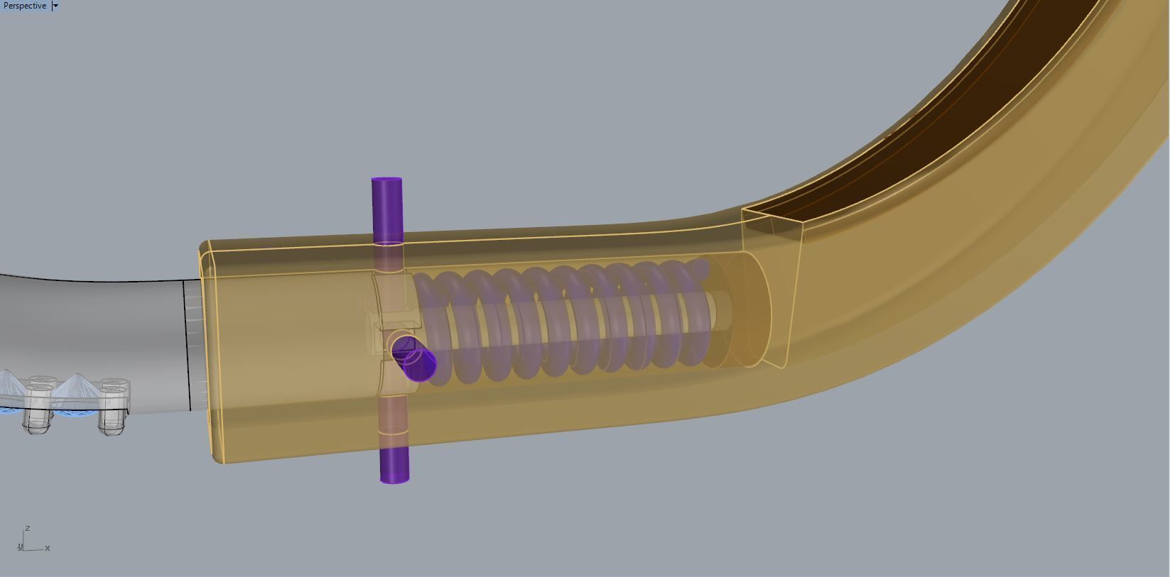 bracelet lock  3D print model_3
