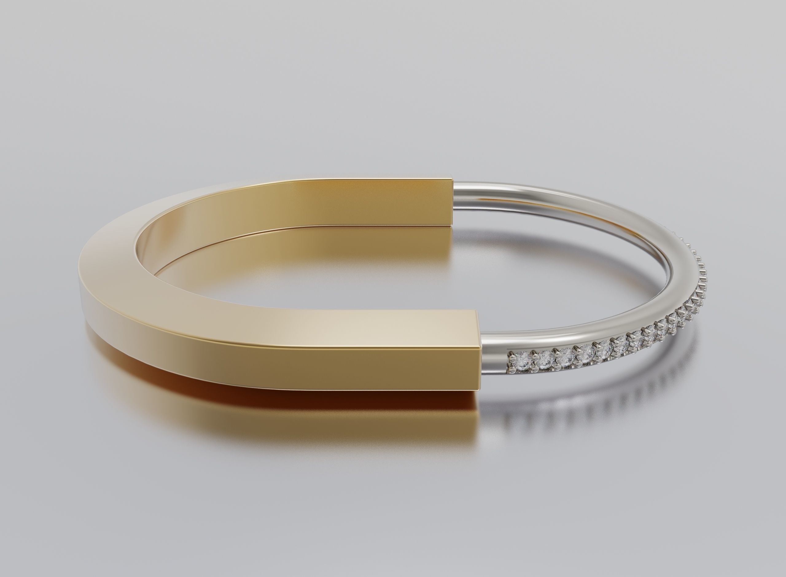 bracelet lock  3D print model_1