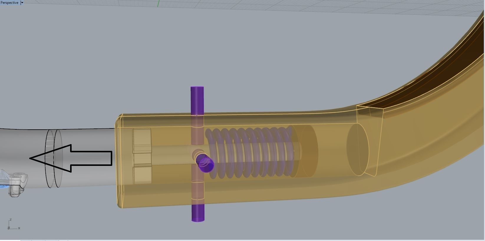 bracelet lock  3D print model_4