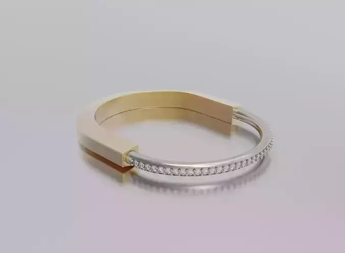 bracelet lock  3D print model
