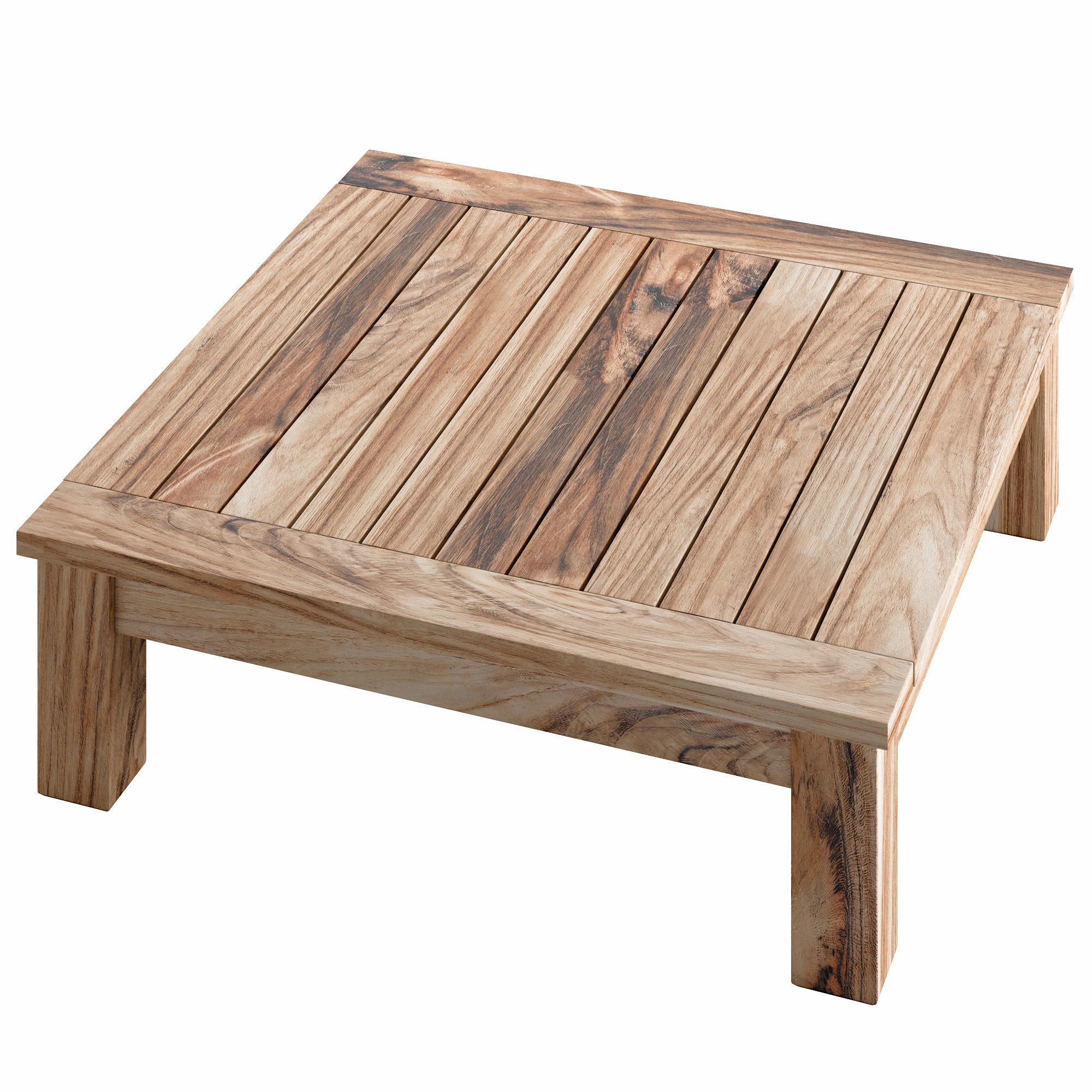 Attitude coffe table Low-poly 3D model_4