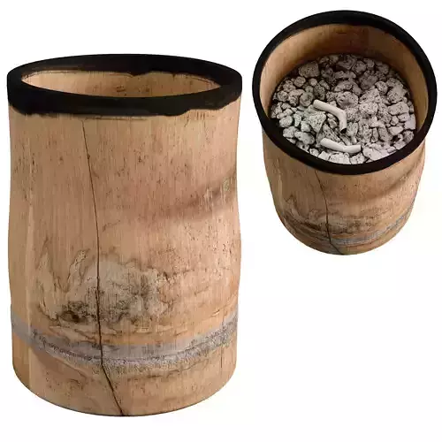 Bamboo ashtray