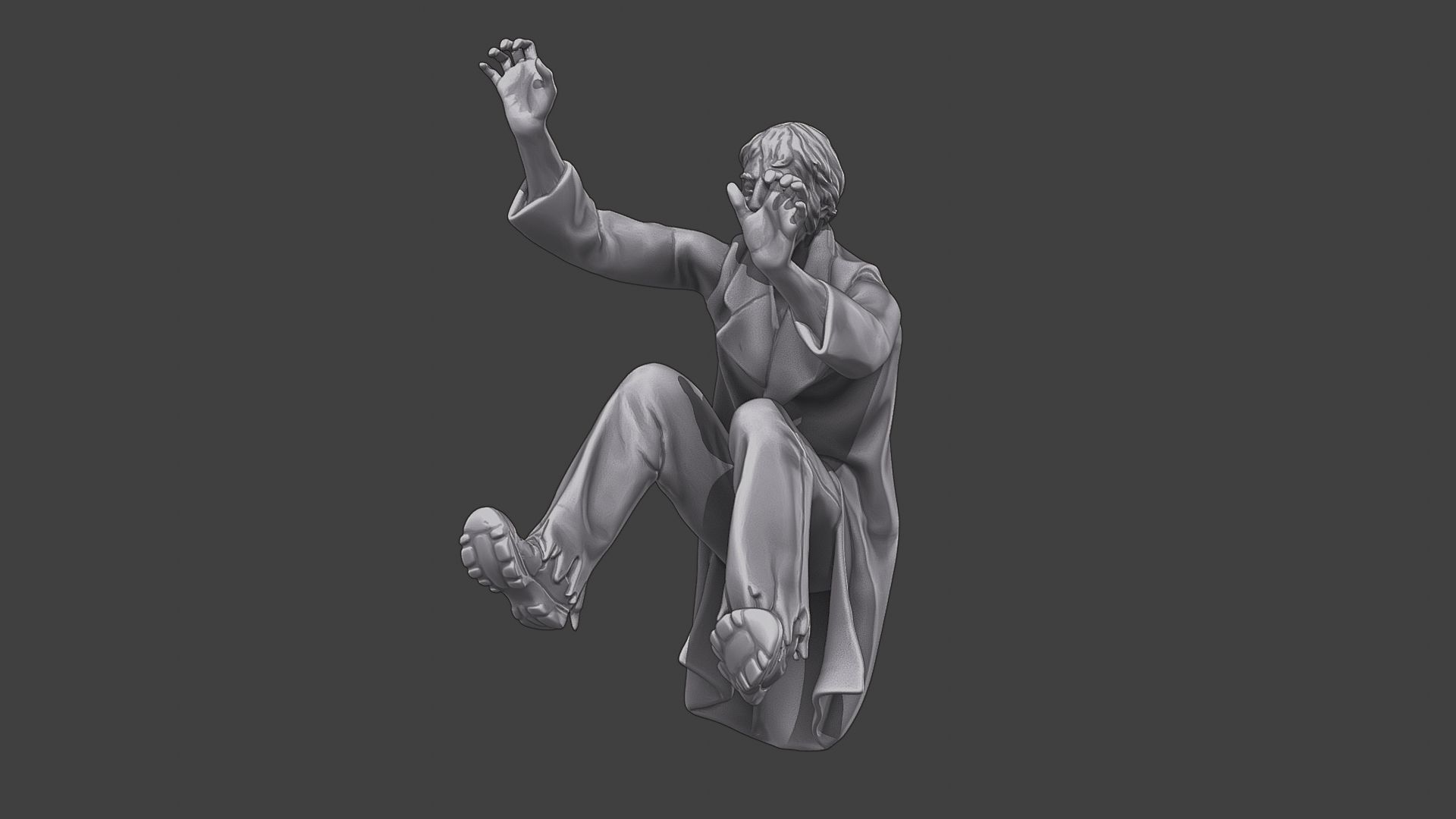 Casual Zombie CZ3 0005 3D print model_27