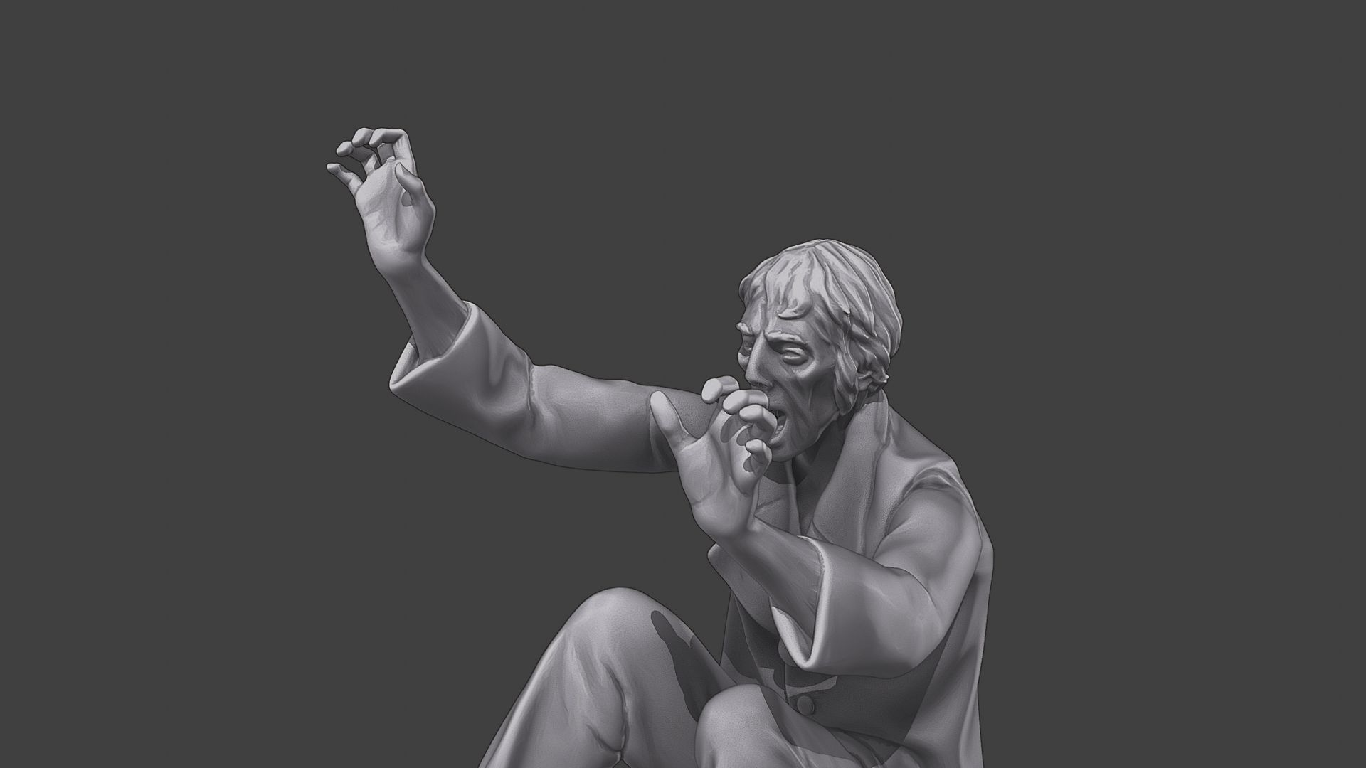 Casual Zombie CZ3 0005 3D print model_18