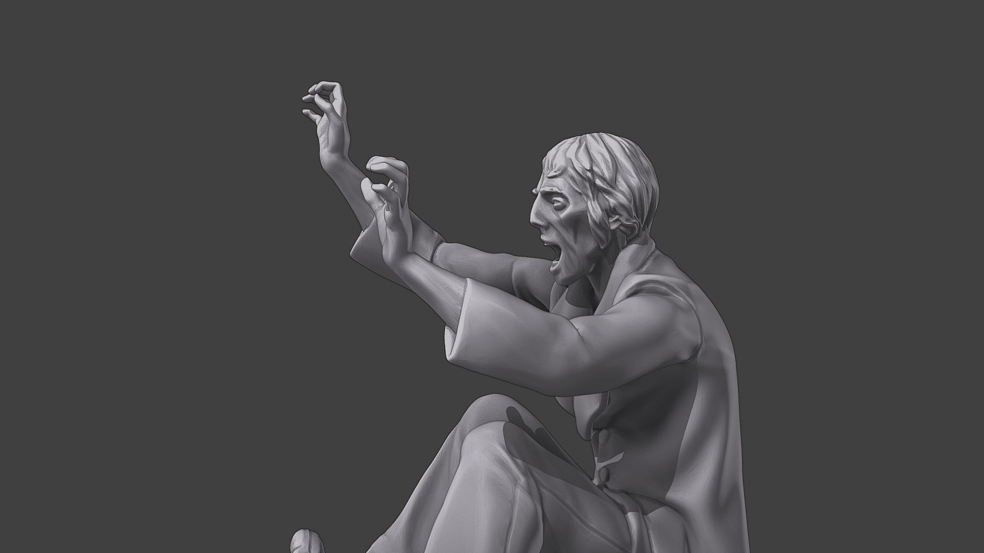 Casual Zombie CZ3 0005 3D print model_17