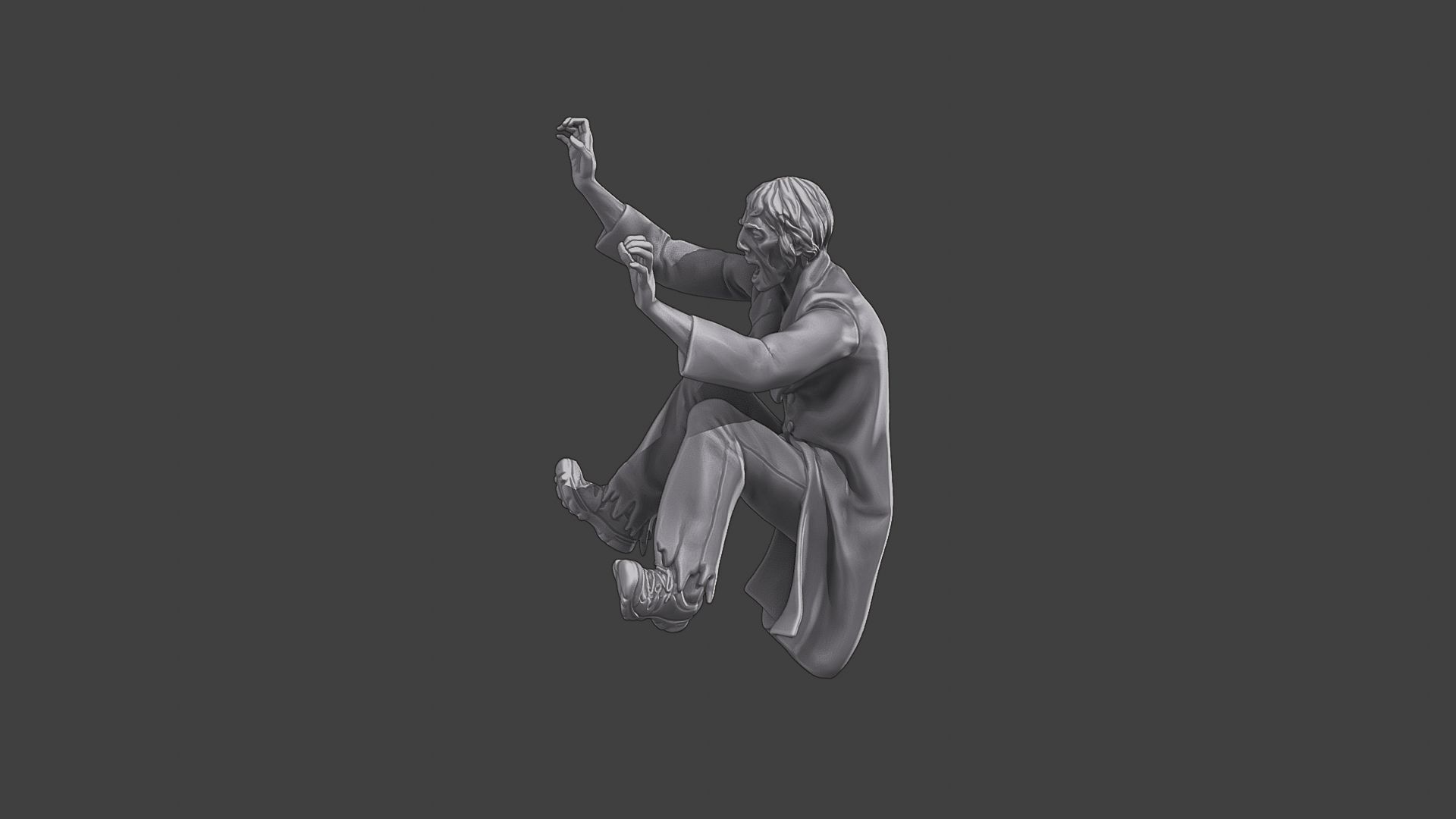 Casual Zombie CZ3 0005 3D print model_3
