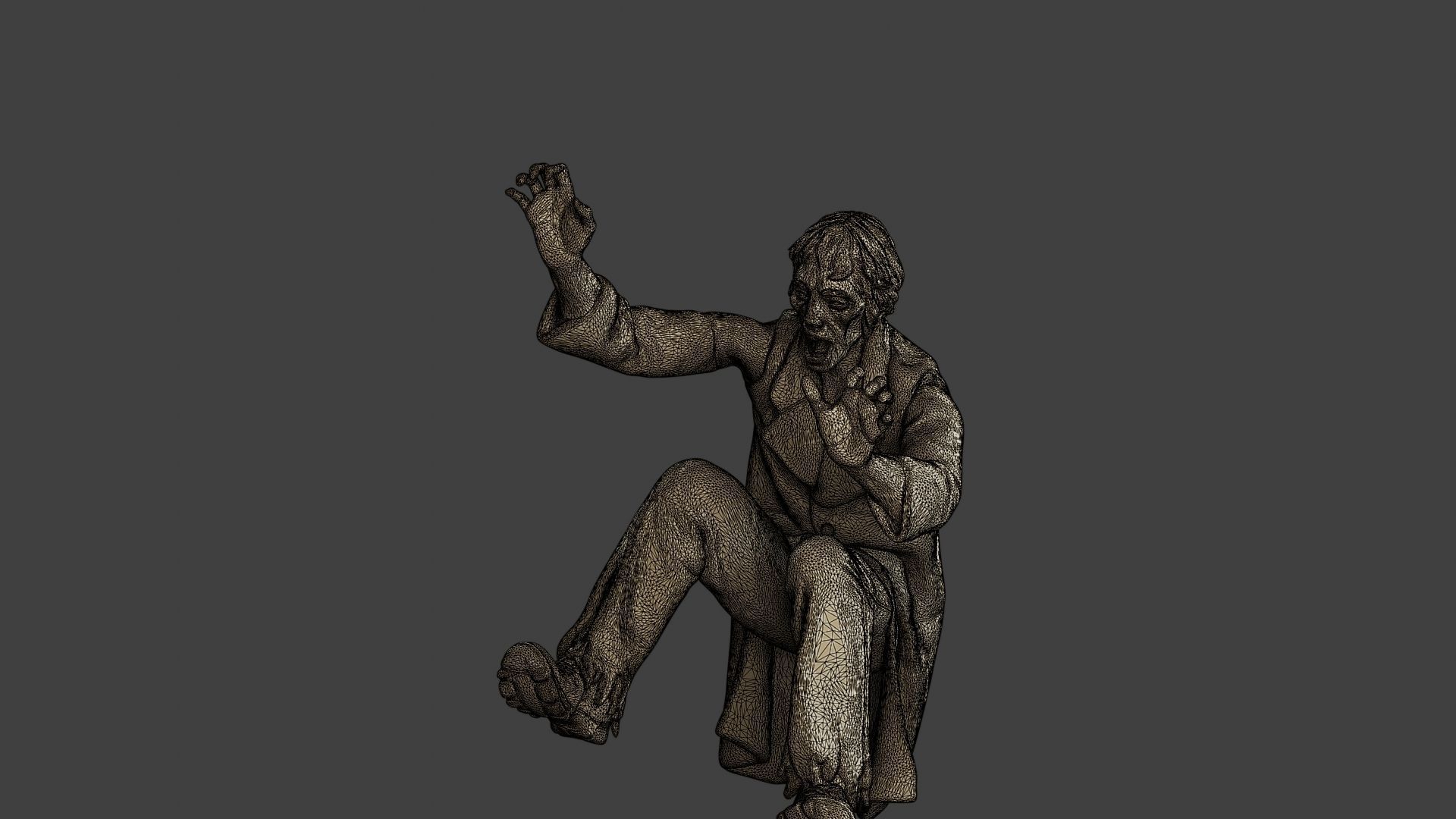 Casual Zombie CZ3 0005 3D print model_12