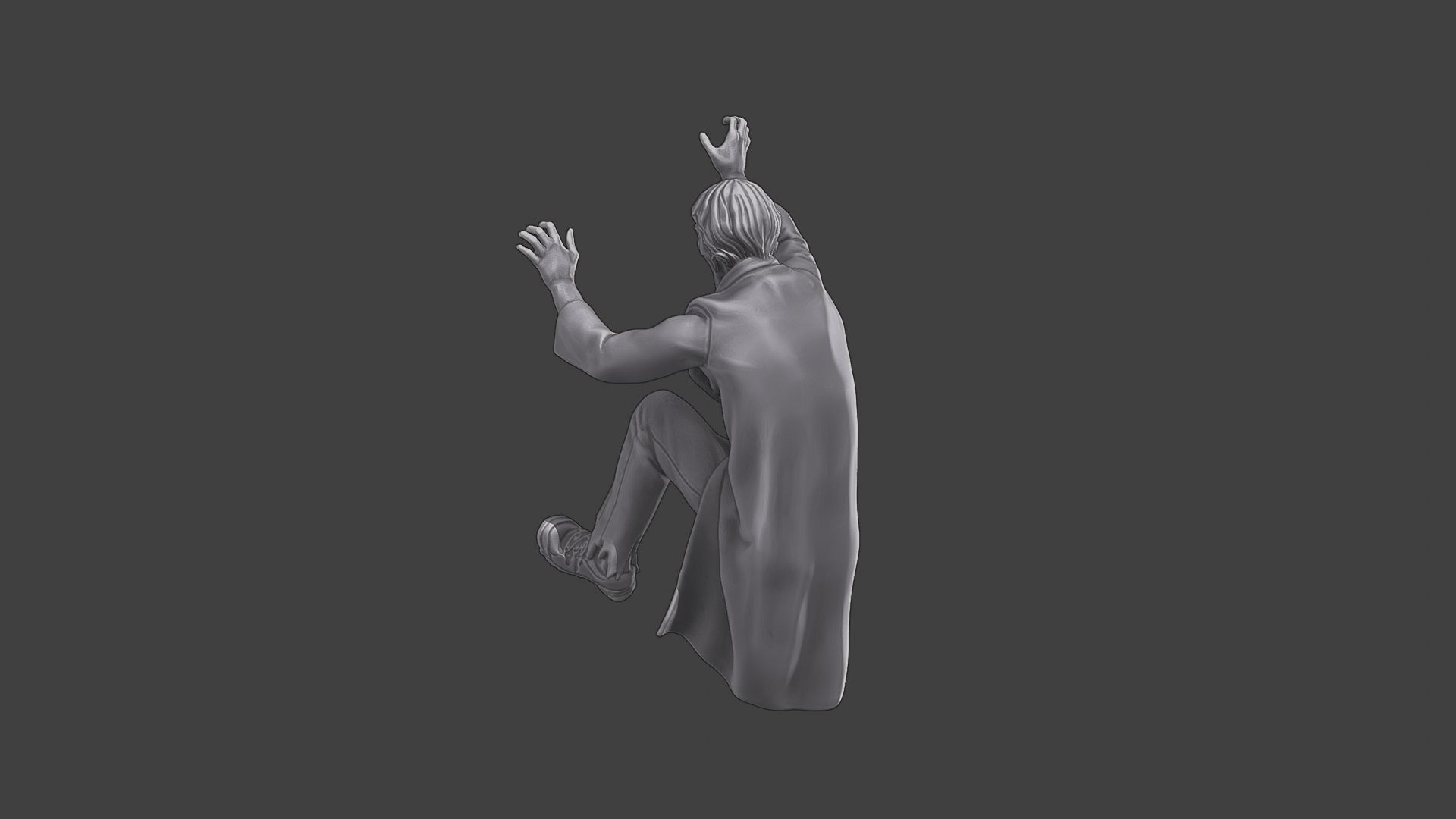 Casual Zombie CZ3 0005 3D print model_5