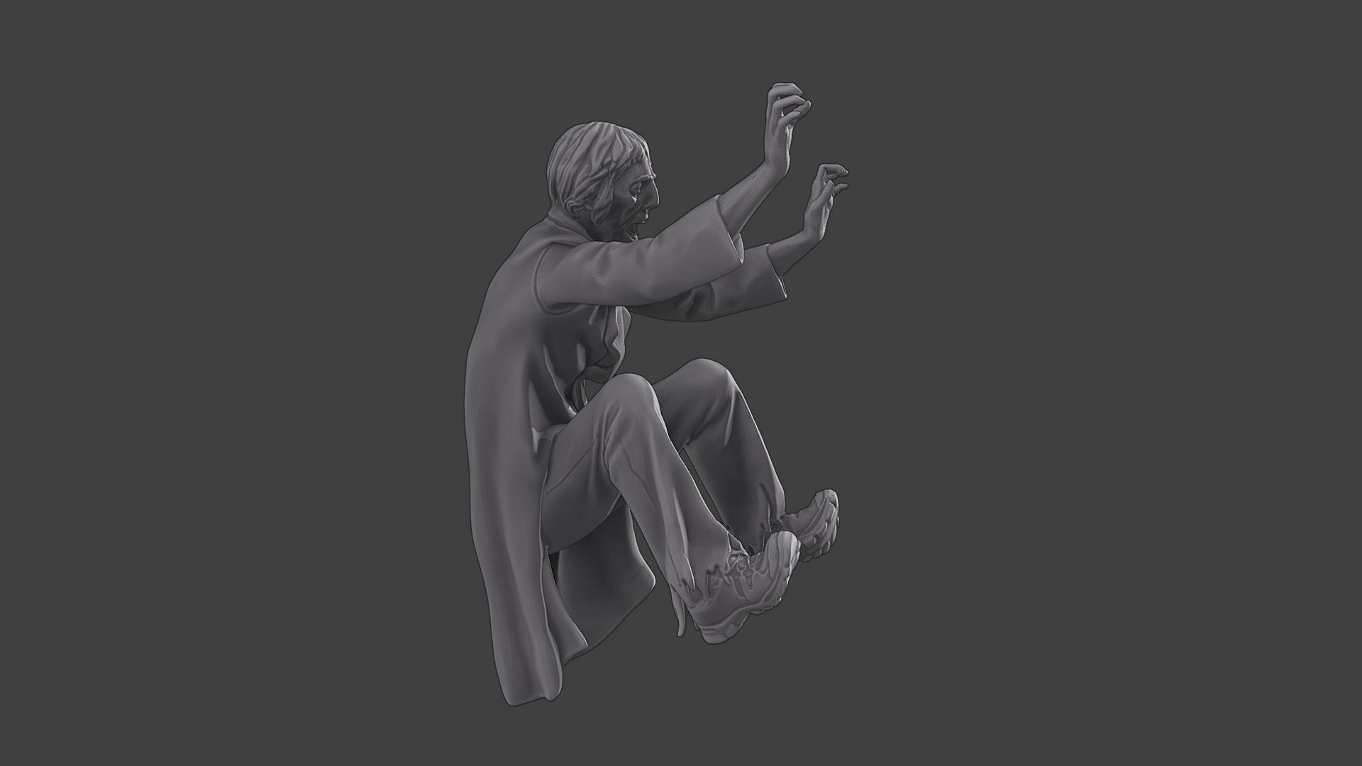 Casual Zombie CZ3 0005 3D print model_30
