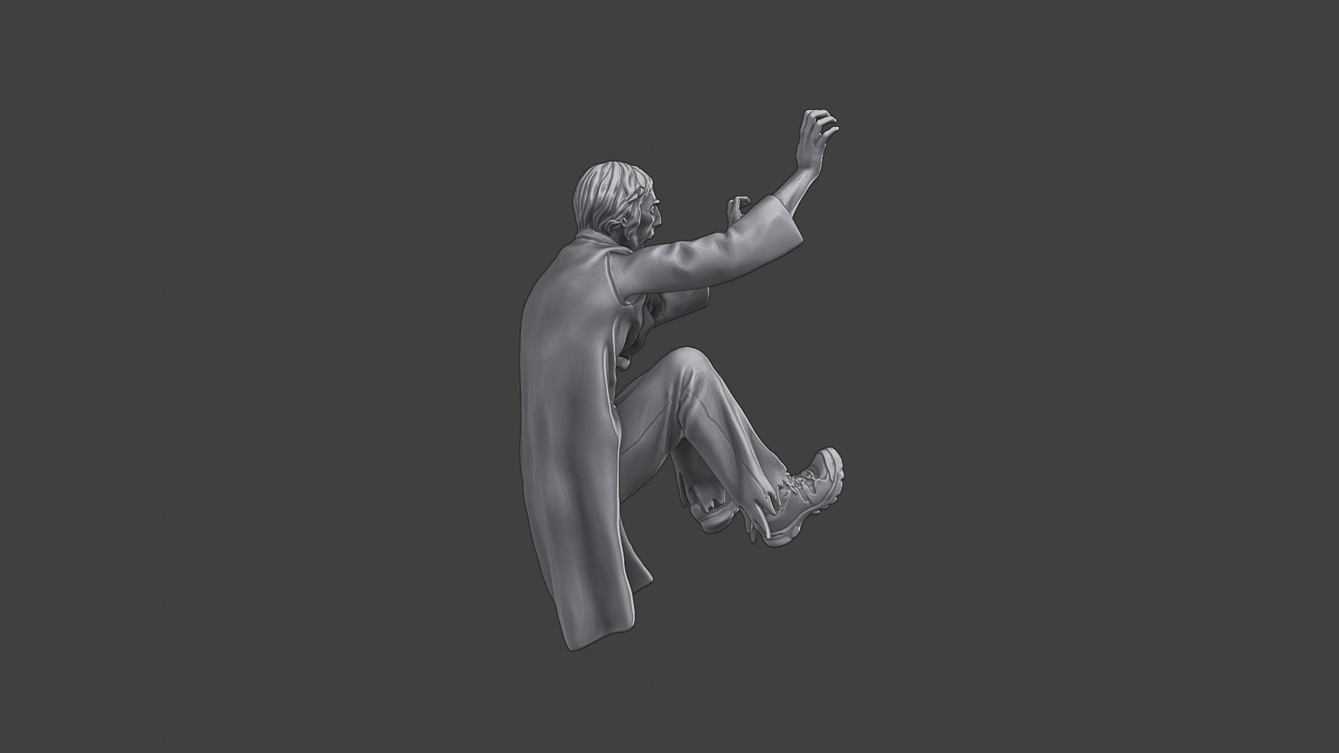 Casual Zombie CZ3 0005 3D print model_8