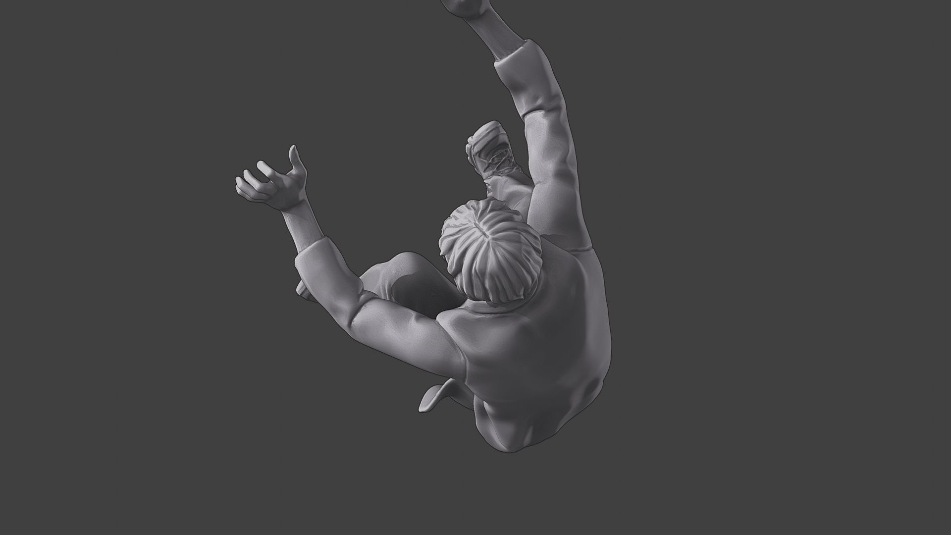 Casual Zombie CZ3 0005 3D print model_16