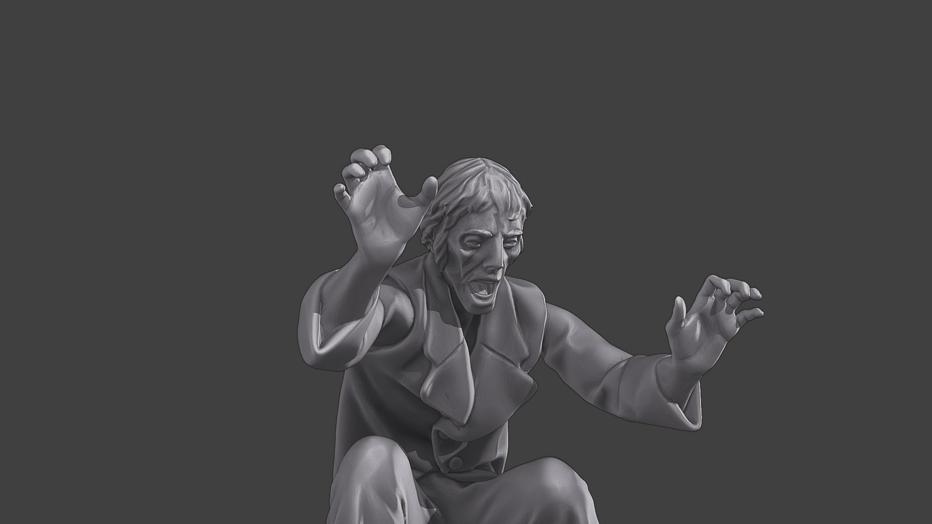 Casual Zombie CZ3 0005 3D print model_19