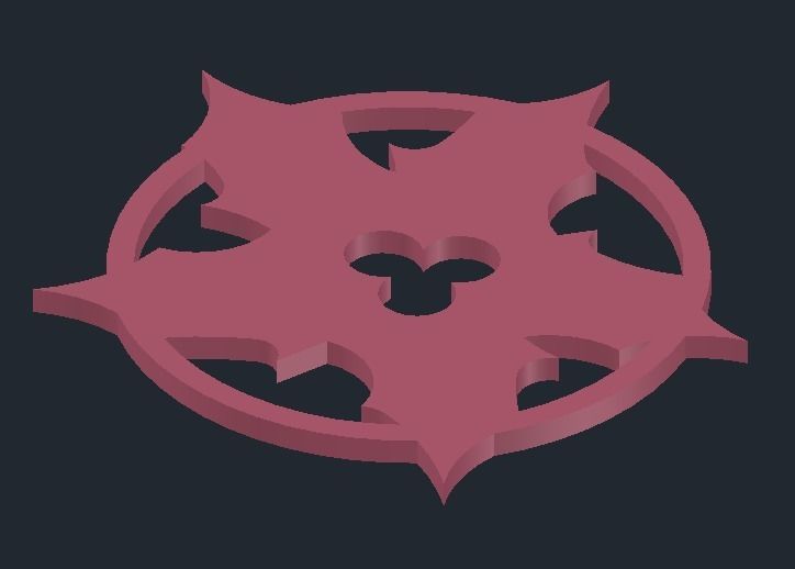 Christmas Coaster - Holly 3D print model_1