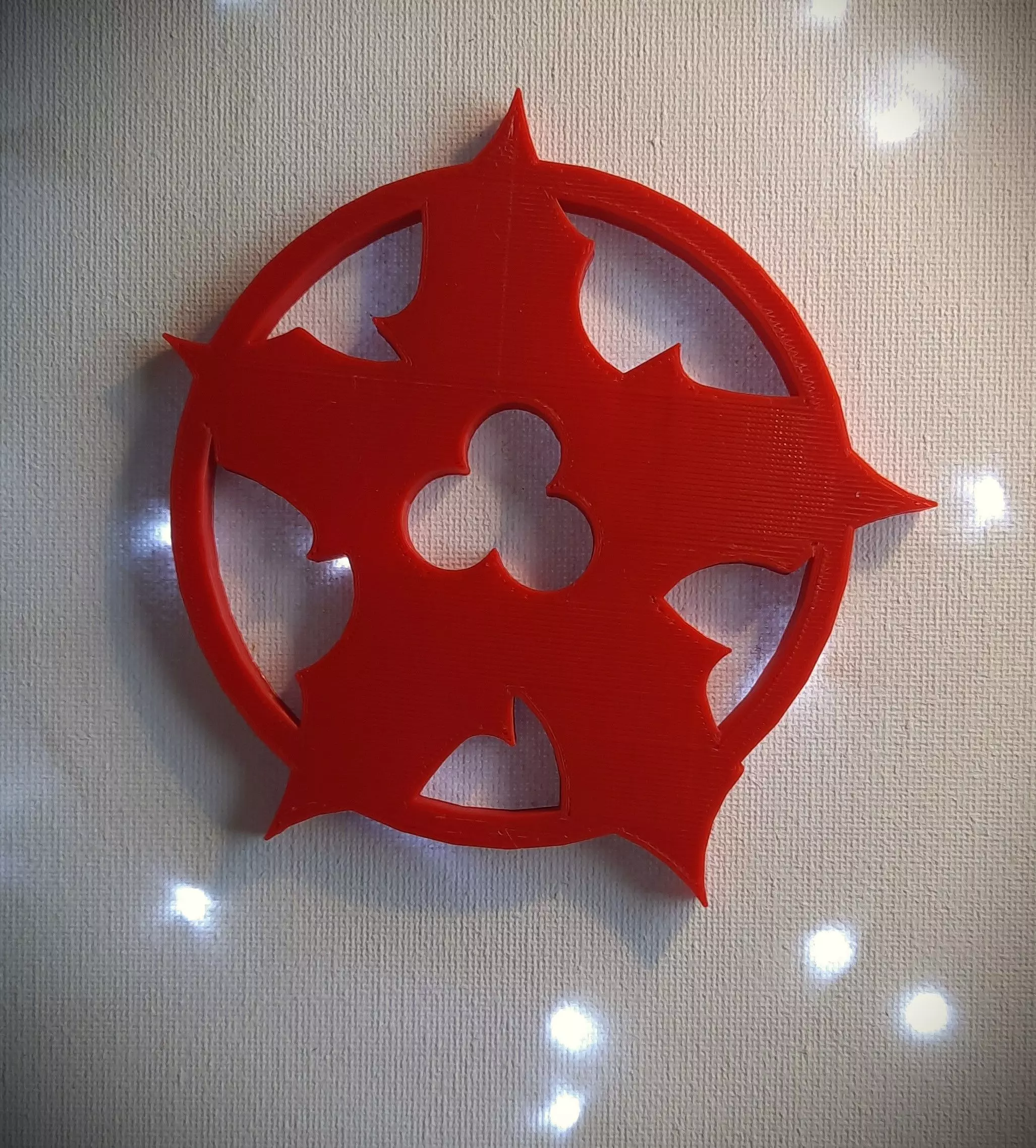 Christmas Coaster - Holly 3D print model_0