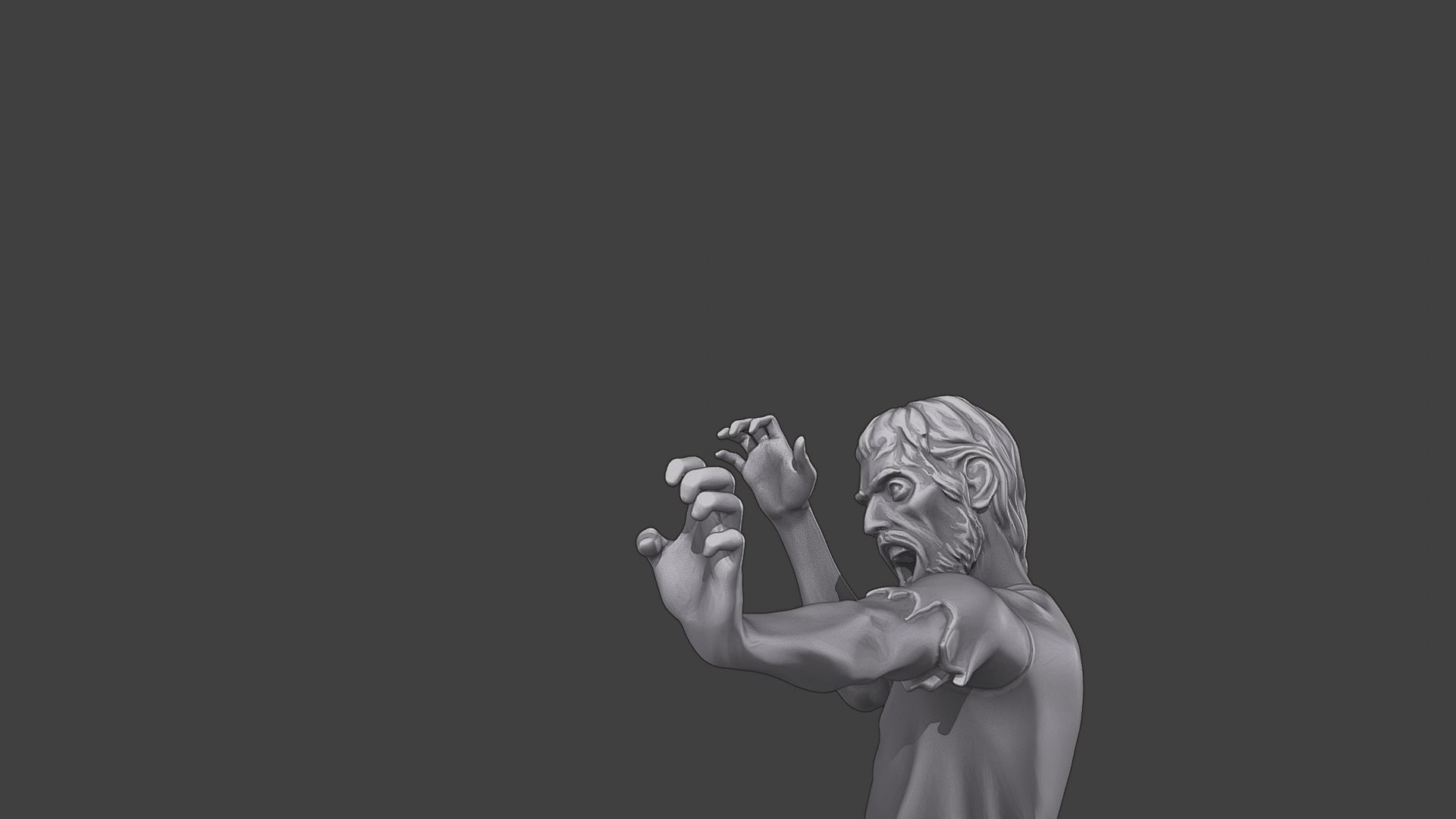 Casual Zombie CZ3 0006 3D print model_18