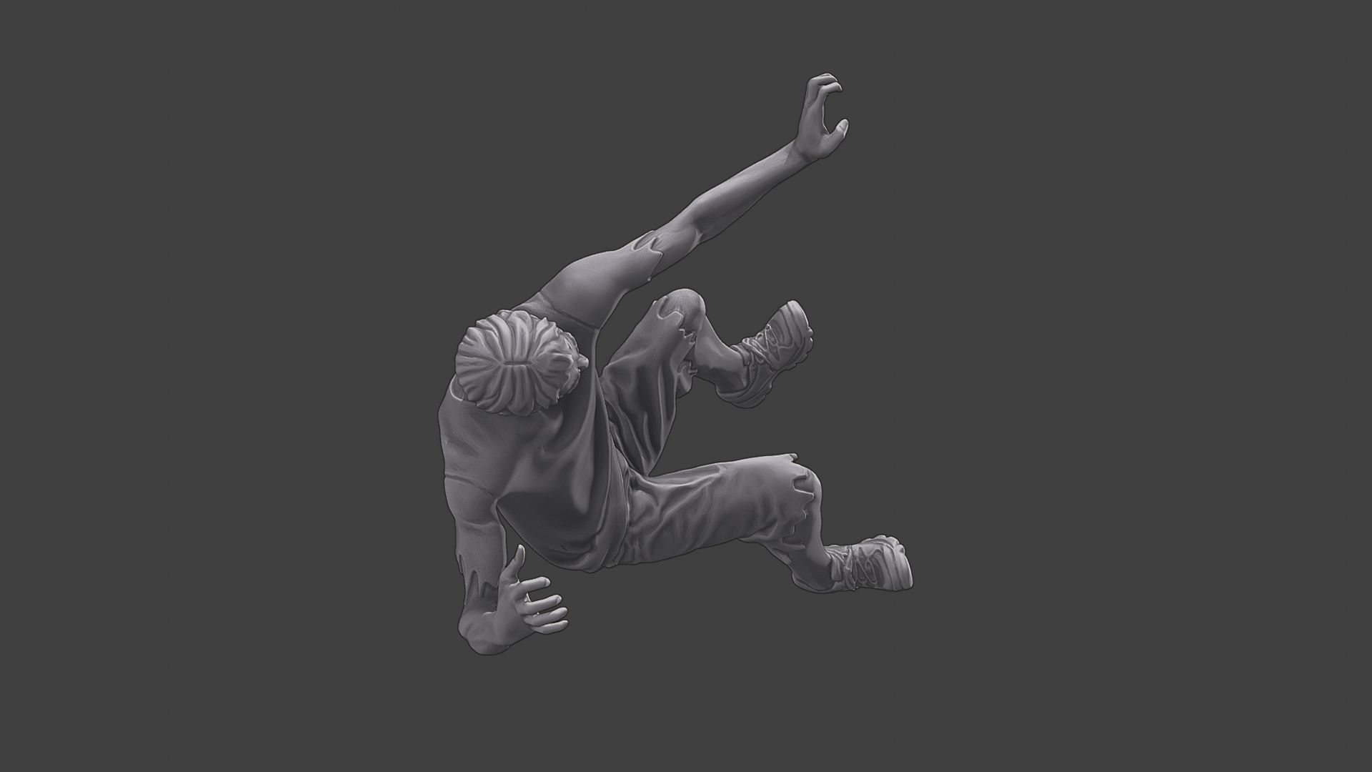 Casual Zombie CZ3 0006 3D print model_23