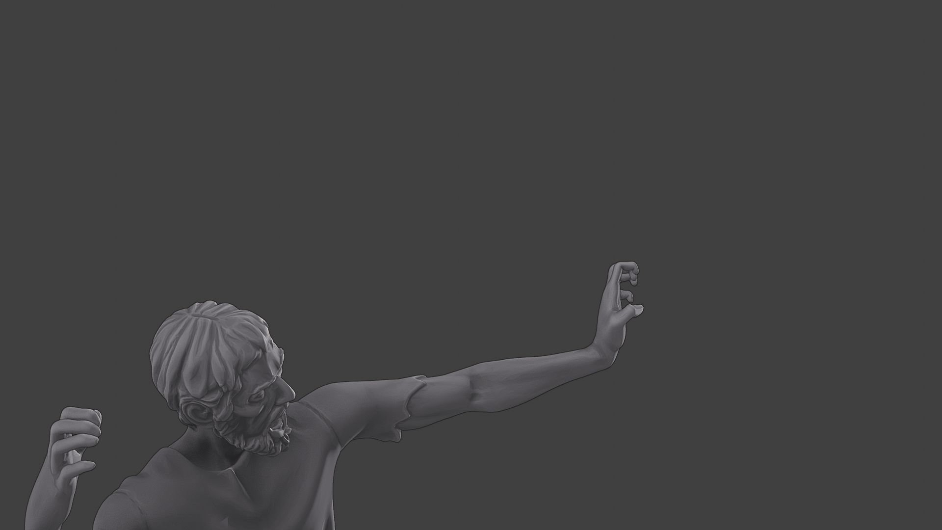 Casual Zombie CZ3 0006 3D print model_20