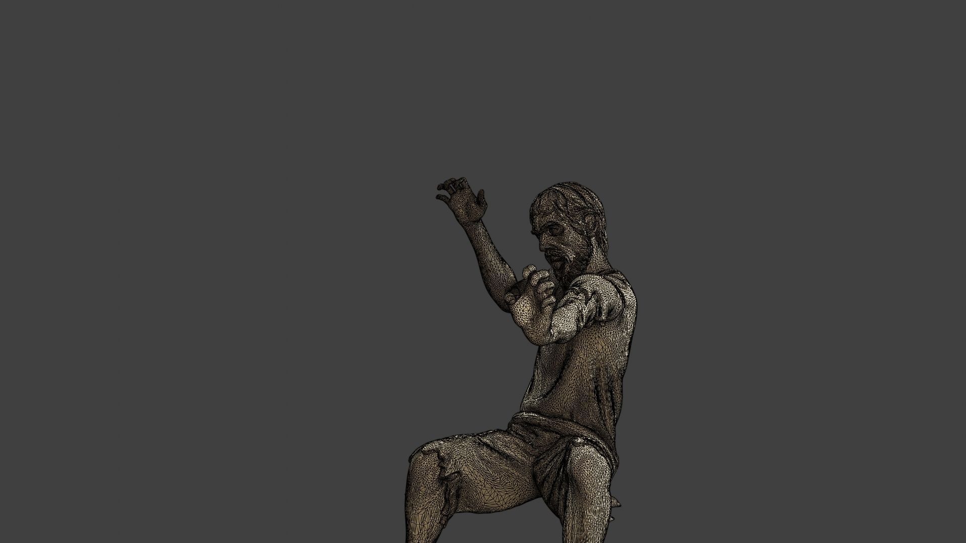 Casual Zombie CZ3 0006 3D print model_12