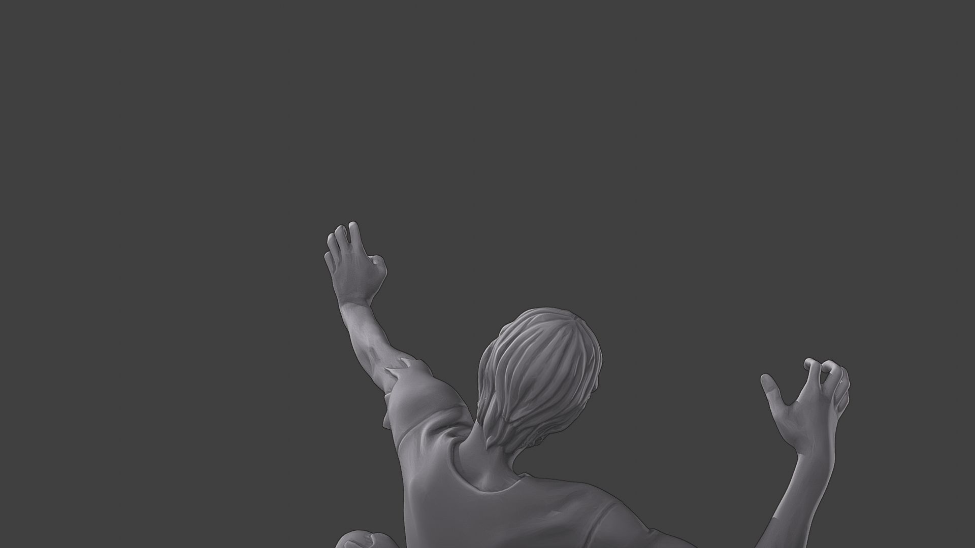 Casual Zombie CZ3 0006 3D print model_21