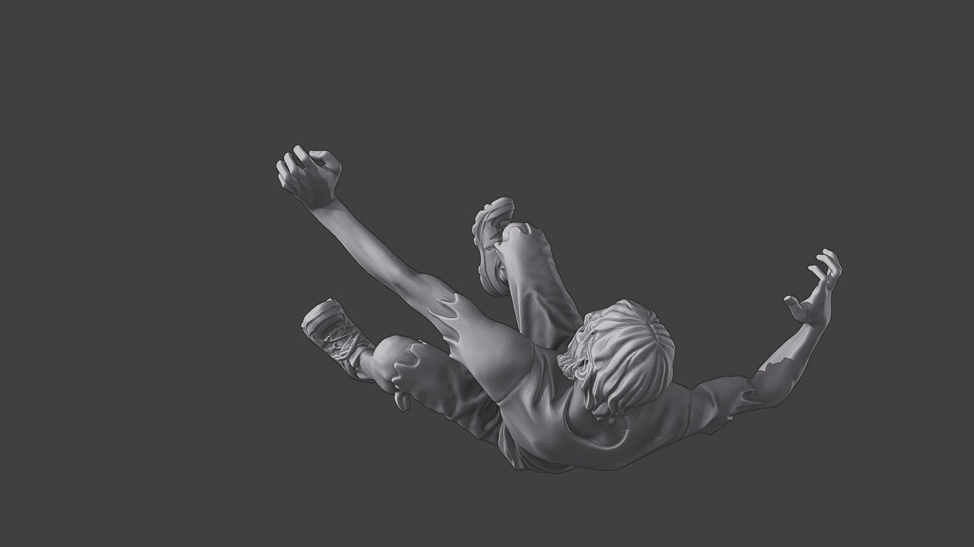 Casual Zombie CZ3 0006 3D print model_16