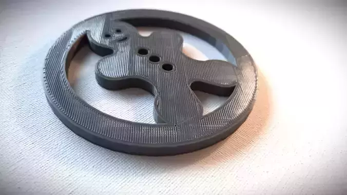 Christmas Coaster - Gingerbread Man 3D print model