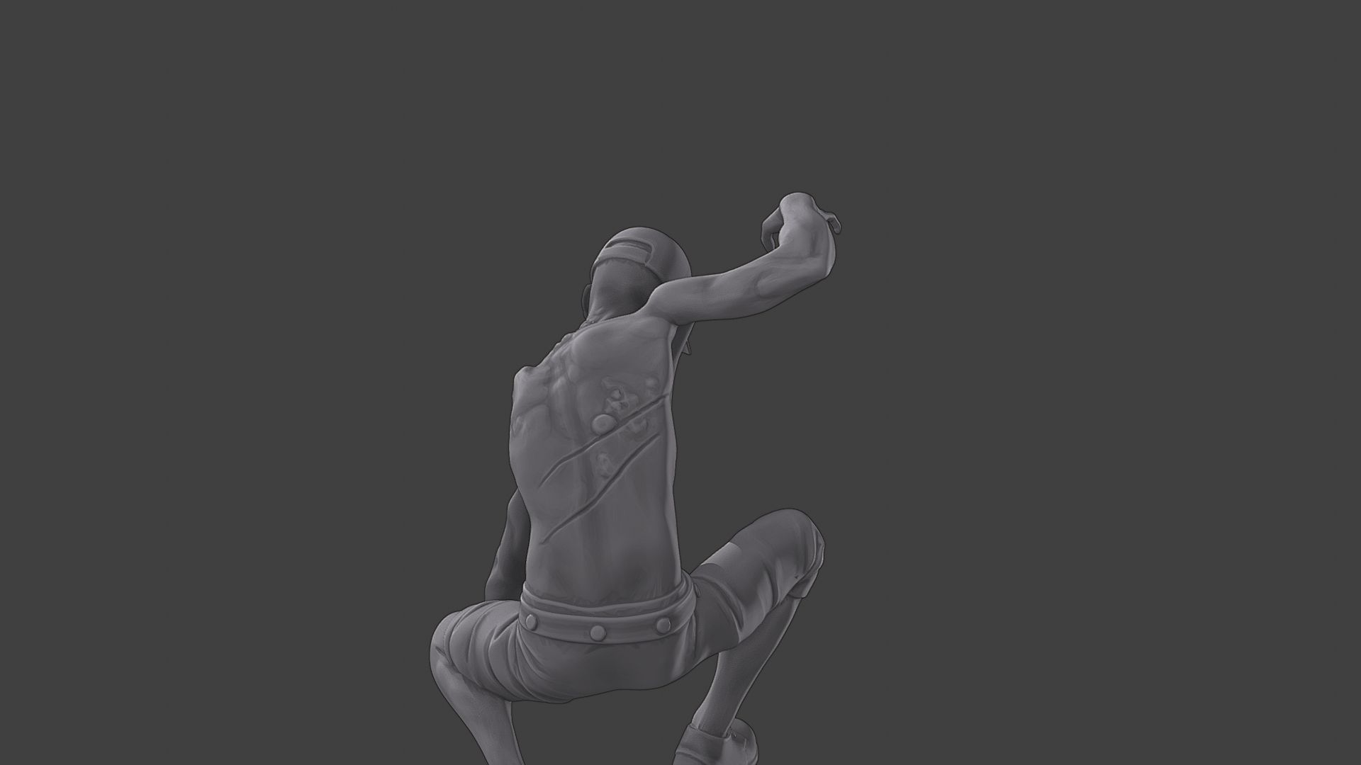 Casual Zombie CZ3 0008 3D print model_25